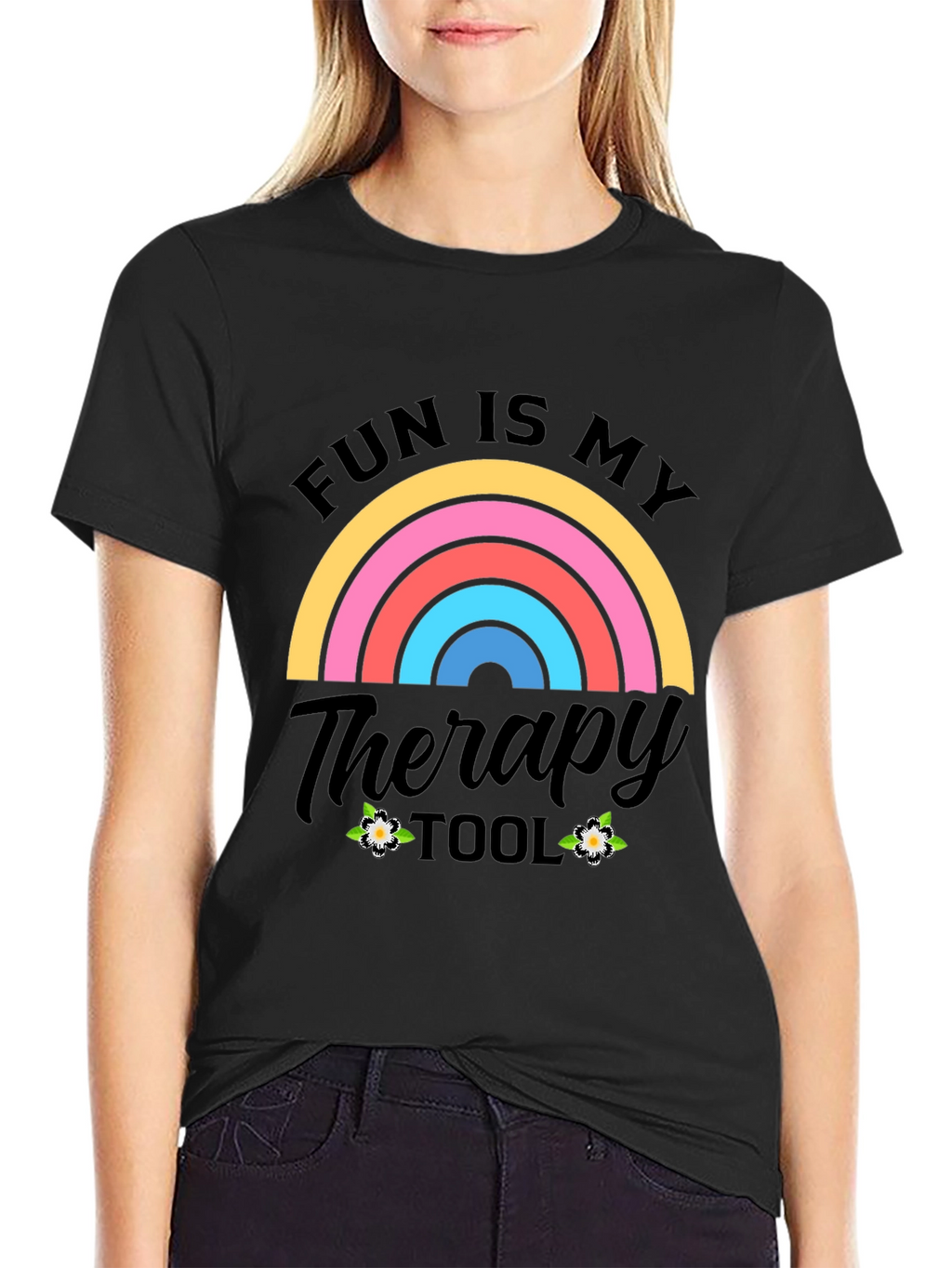 Fun Is My Therapy Tool Graphic T-Shirt