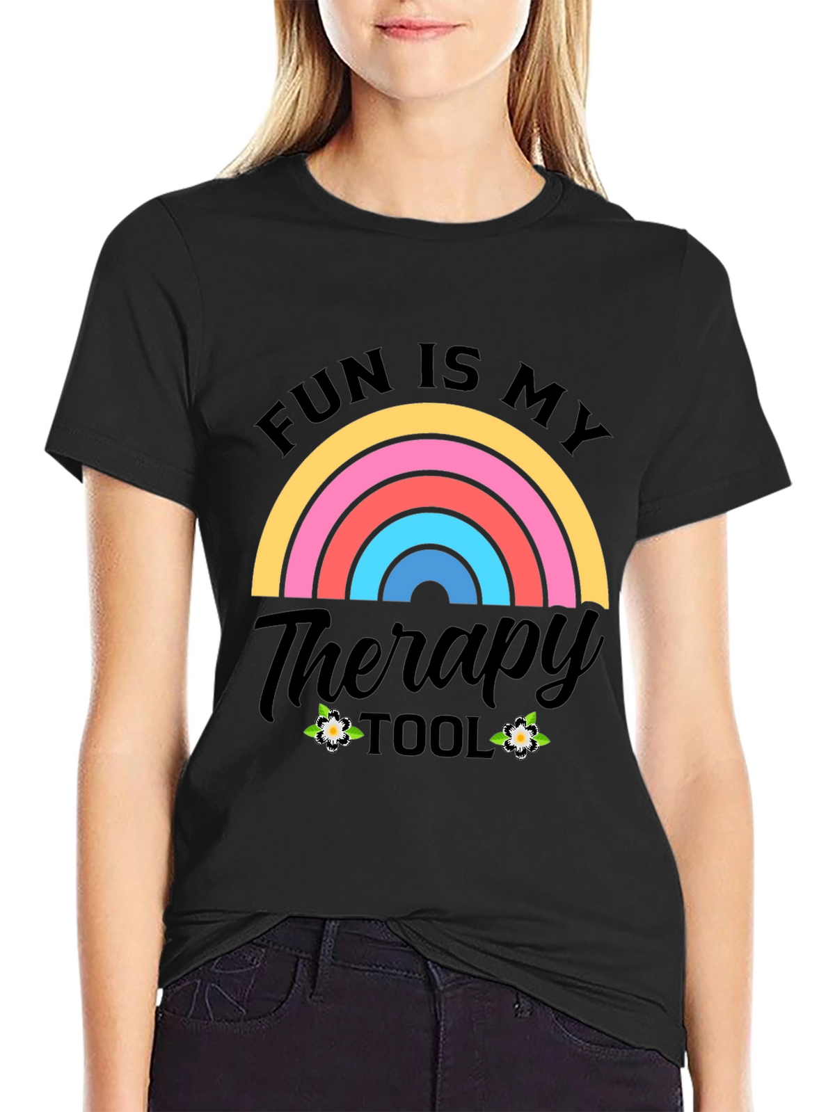 Fun Is My Therapy Tool Graphic T-Shirt