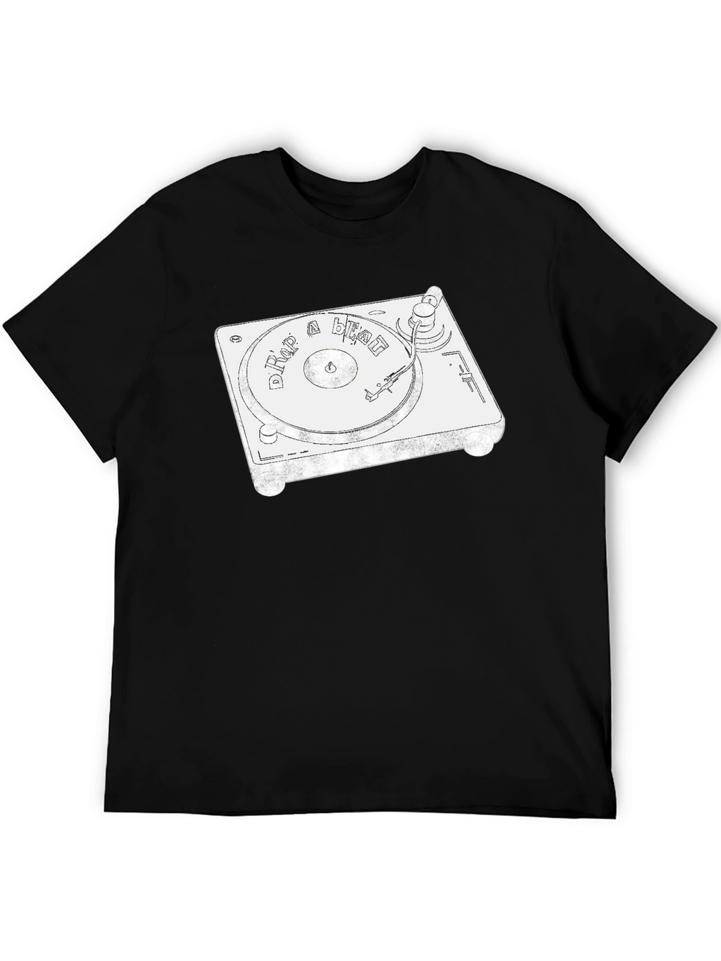 Drop a Beat DJ Turntable Graphic Tee