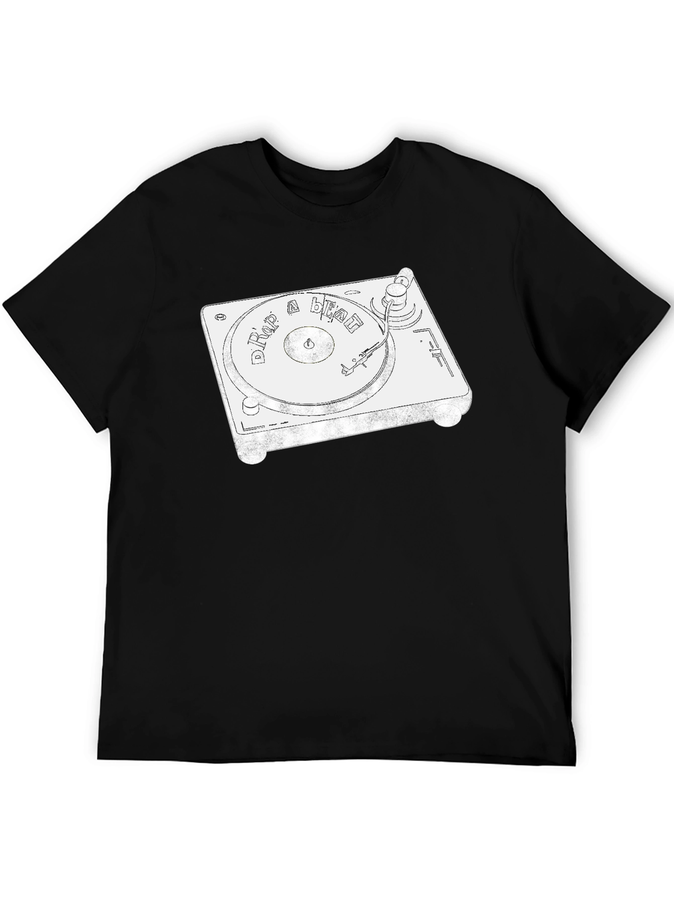 Drop a Beat DJ Turntable Graphic Tee