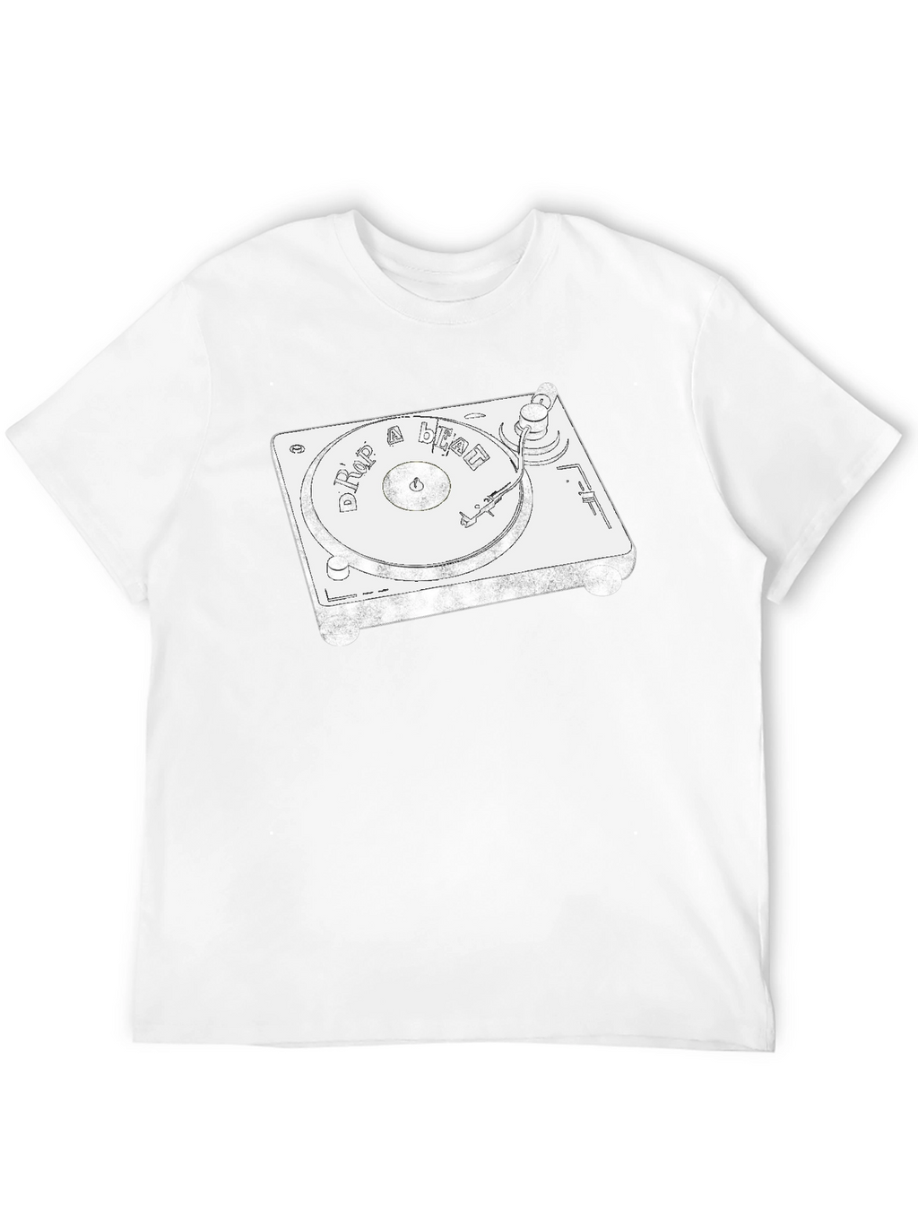 Drop a Beat DJ Turntable Graphic Tee