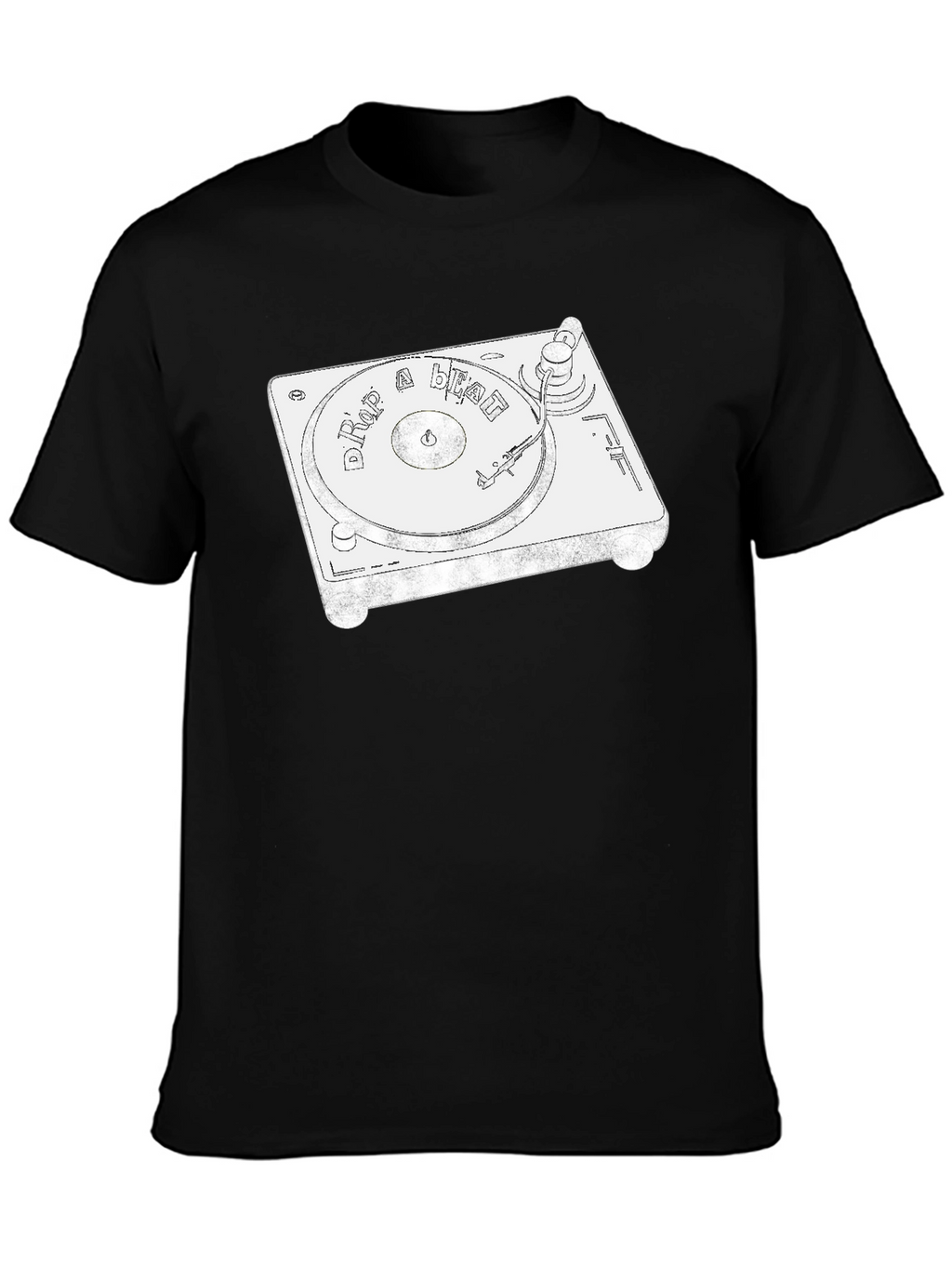 Drop a Beat DJ Turntable Graphic Tee