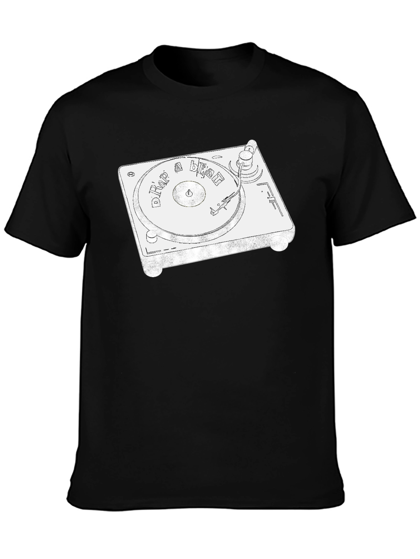 Drop a Beat DJ Turntable Graphic Tee