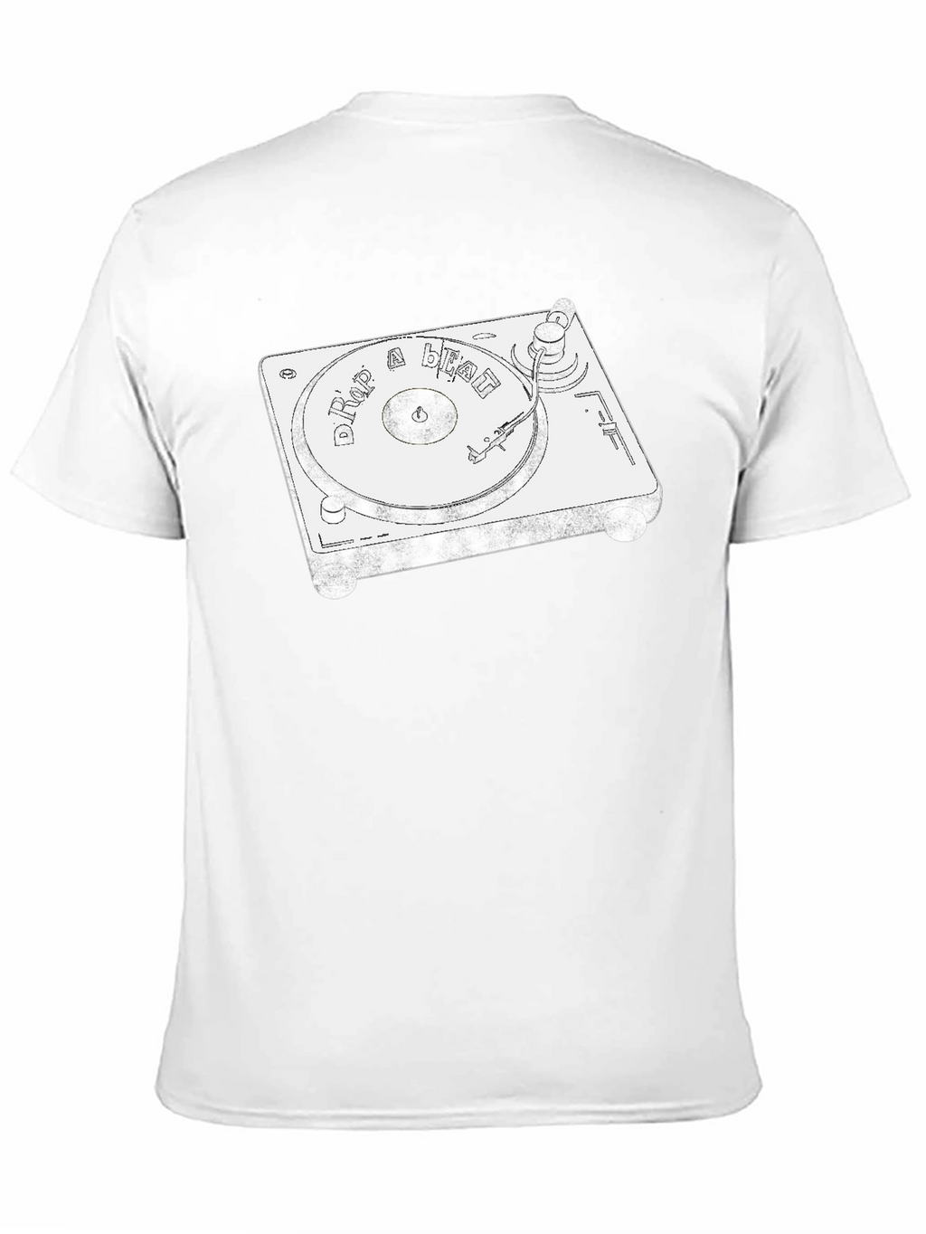 Drop a Beat DJ Turntable Graphic Tee