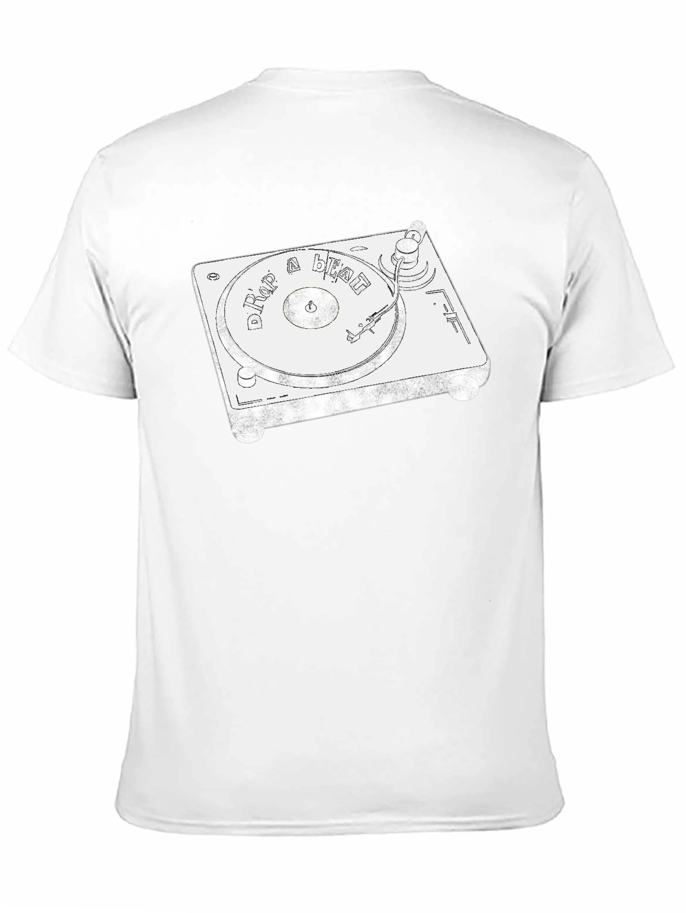 Drop a Beat DJ Turntable Graphic Tee