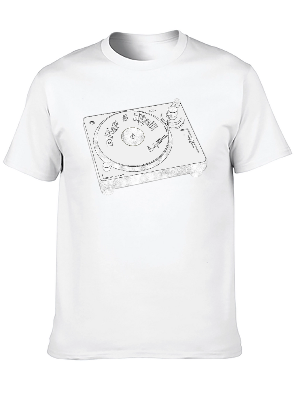Drop a Beat DJ Turntable Graphic Tee
