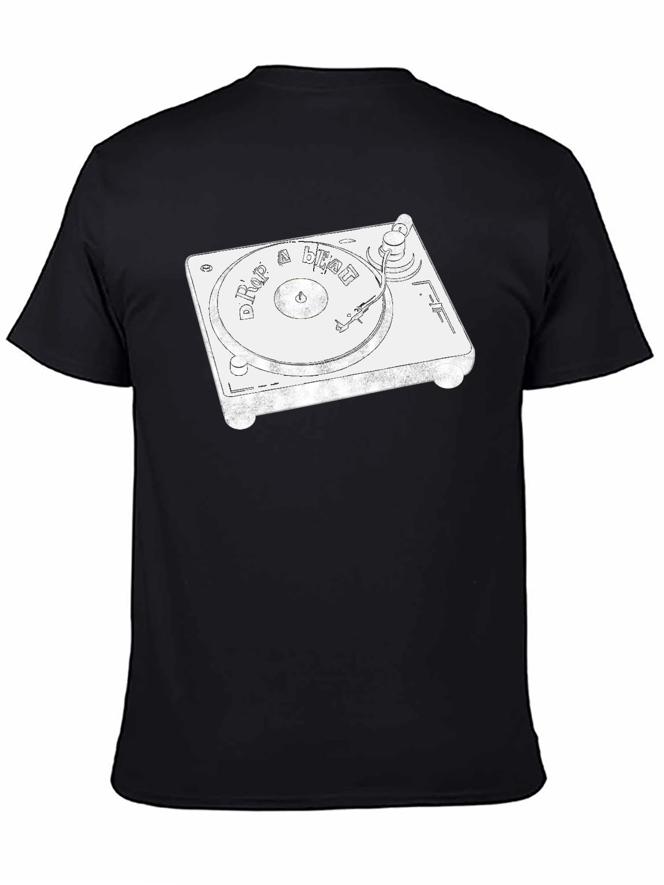 Drop a Beat DJ Turntable Graphic Tee