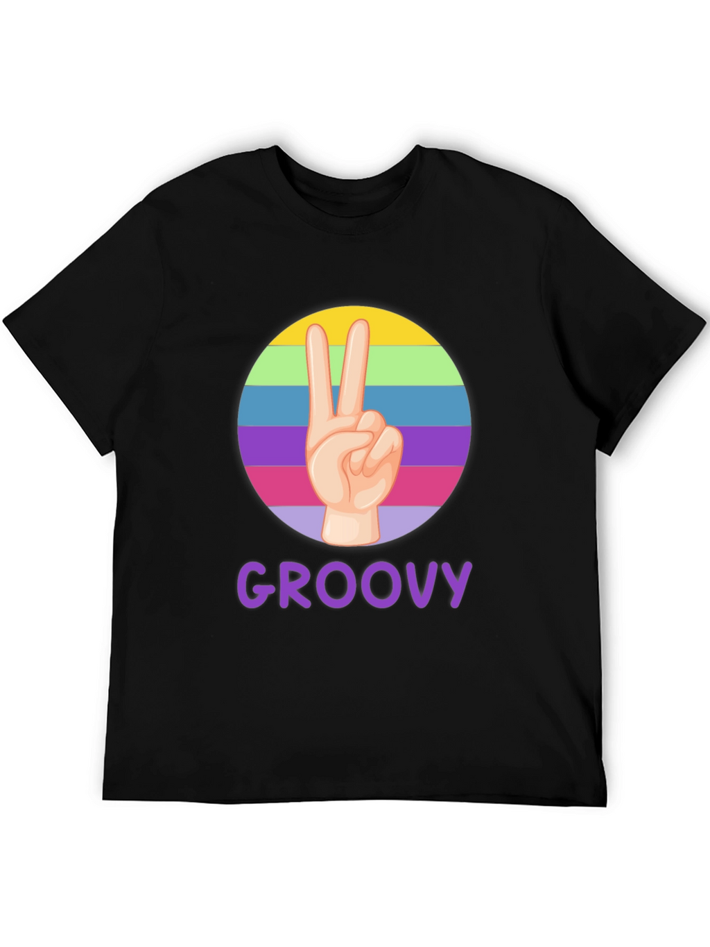 Groovy Peace Sign T-Shirt - Retro Style