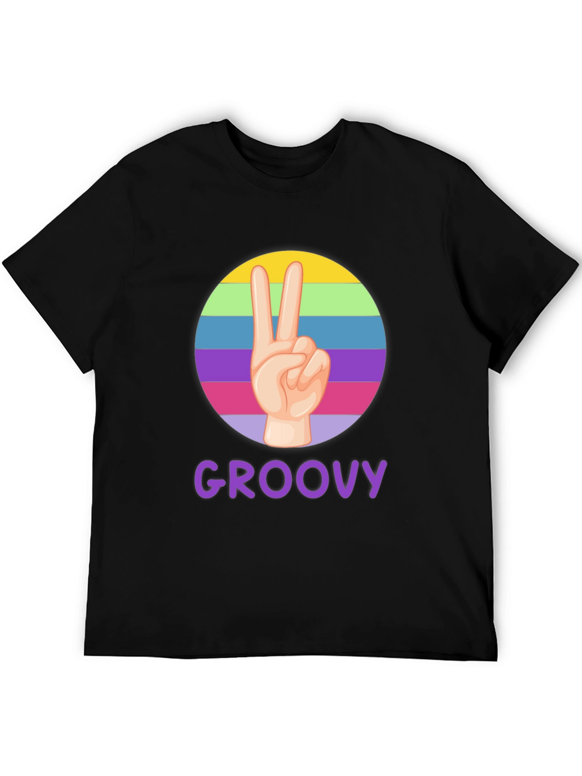 Groovy Peace Sign T-Shirt - Retro Style