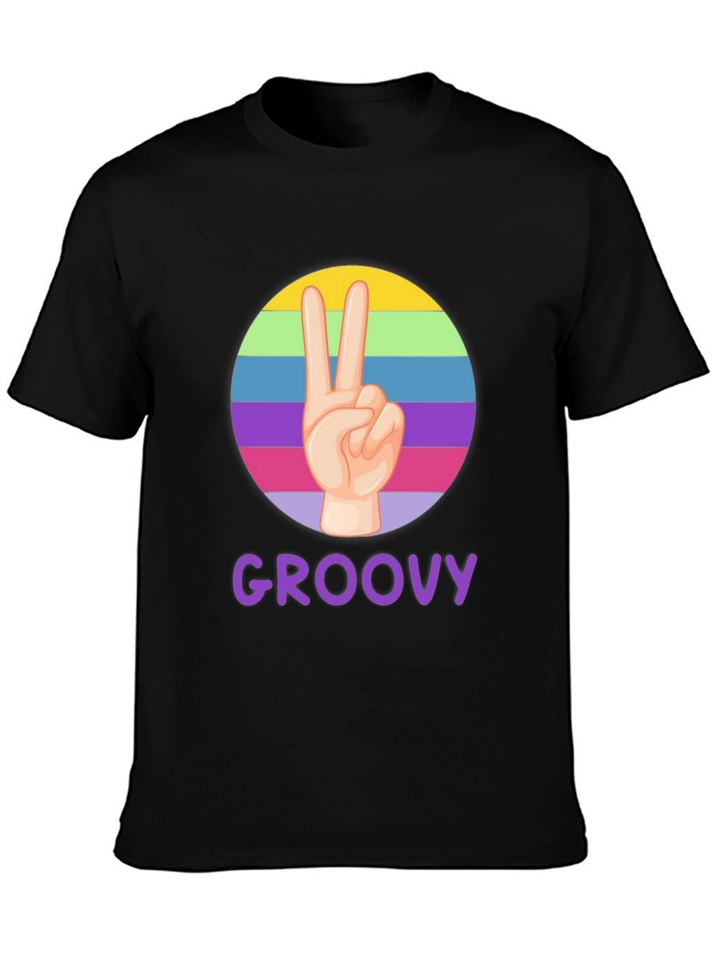 Groovy Peace Sign T-Shirt - Retro Style