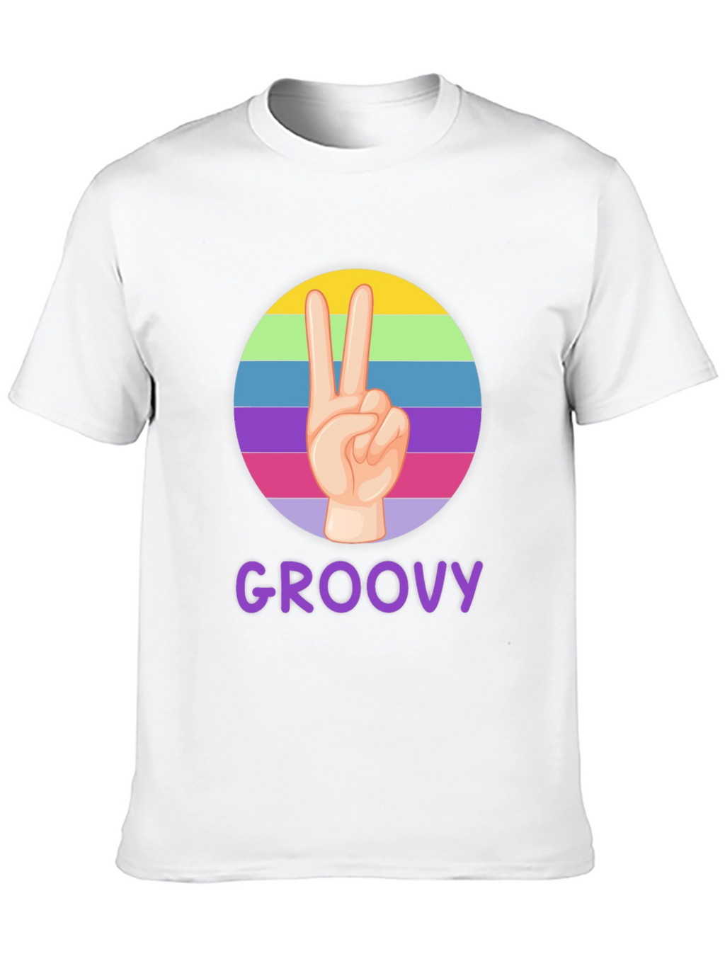Groovy Peace Sign T-Shirt - Retro Style
