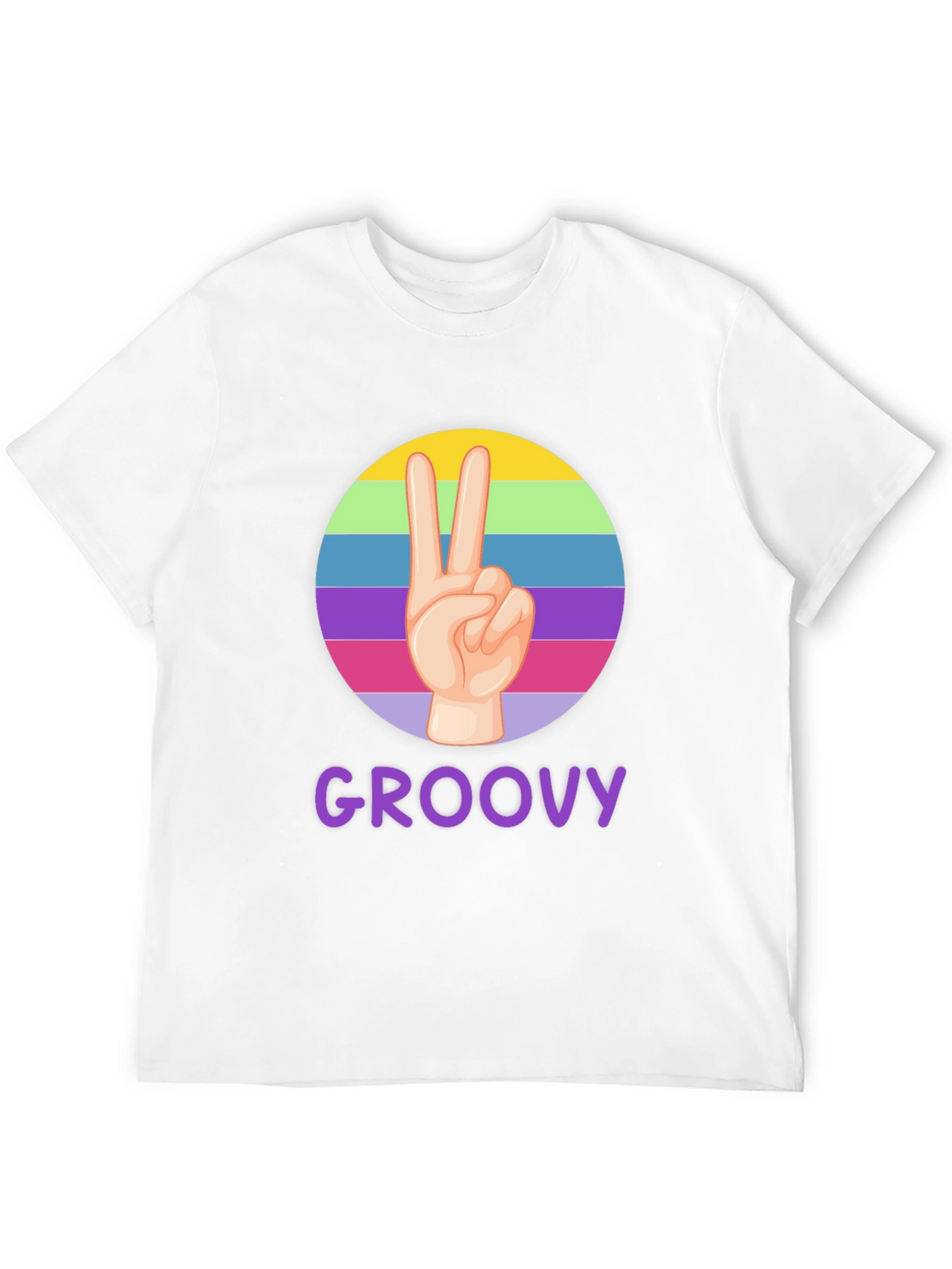 Groovy Peace Sign T-Shirt - Retro Style