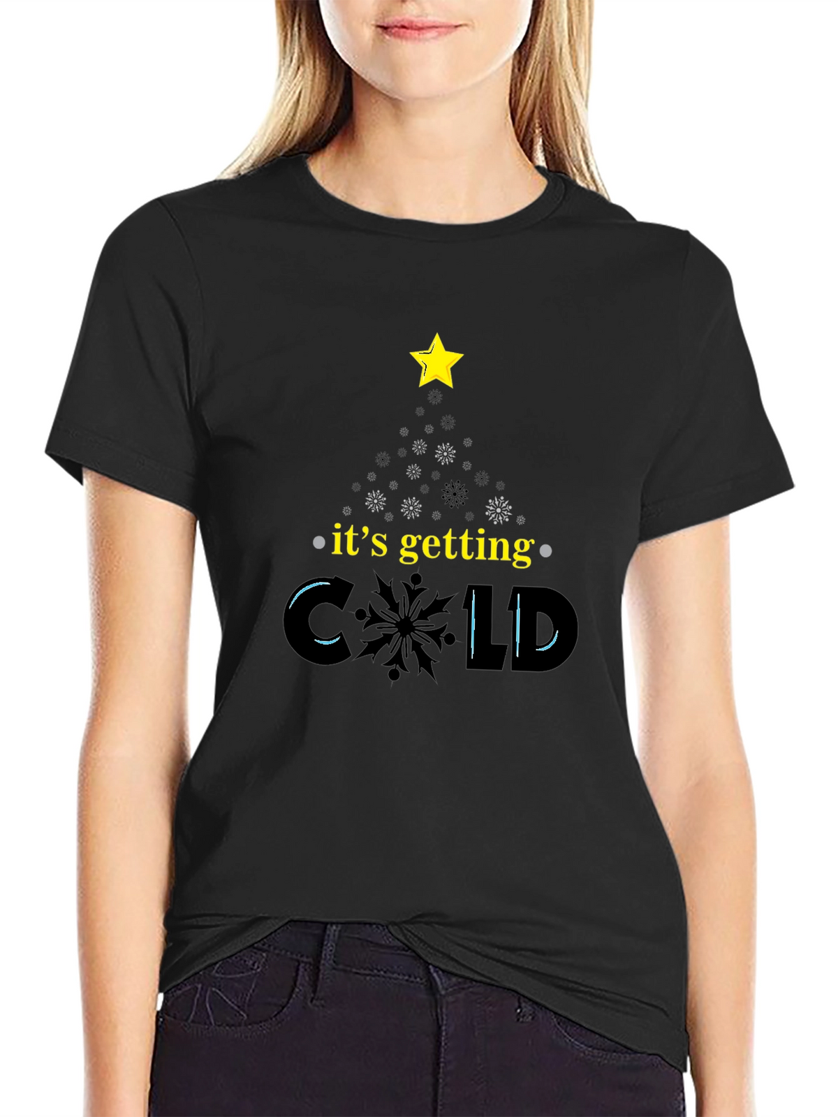 Its Getting Cold Christmas Tree T-Shirt