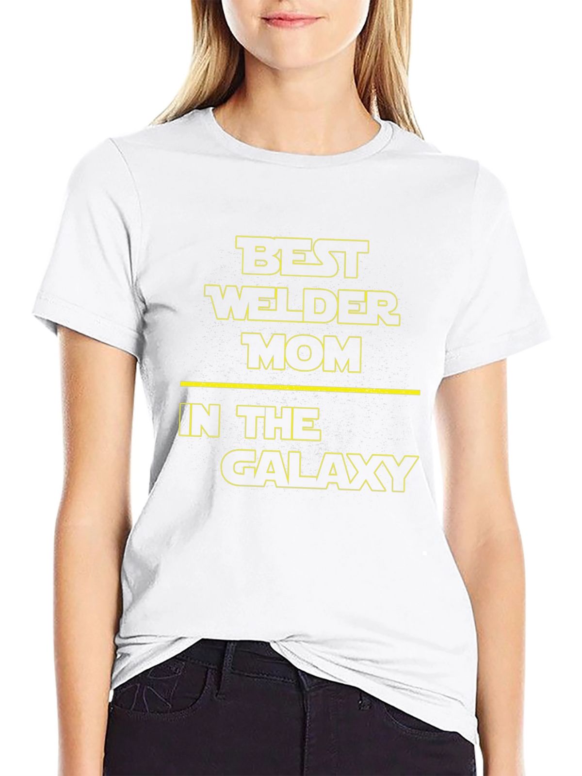 Best Welder Mom T-Shirt - Star Wars Style