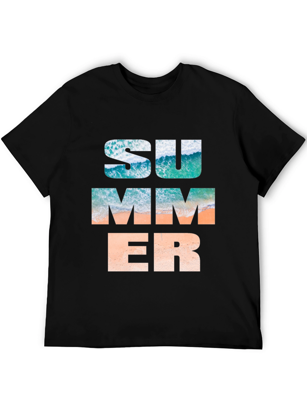 Summer Beach Wave Graphic T-Shirt