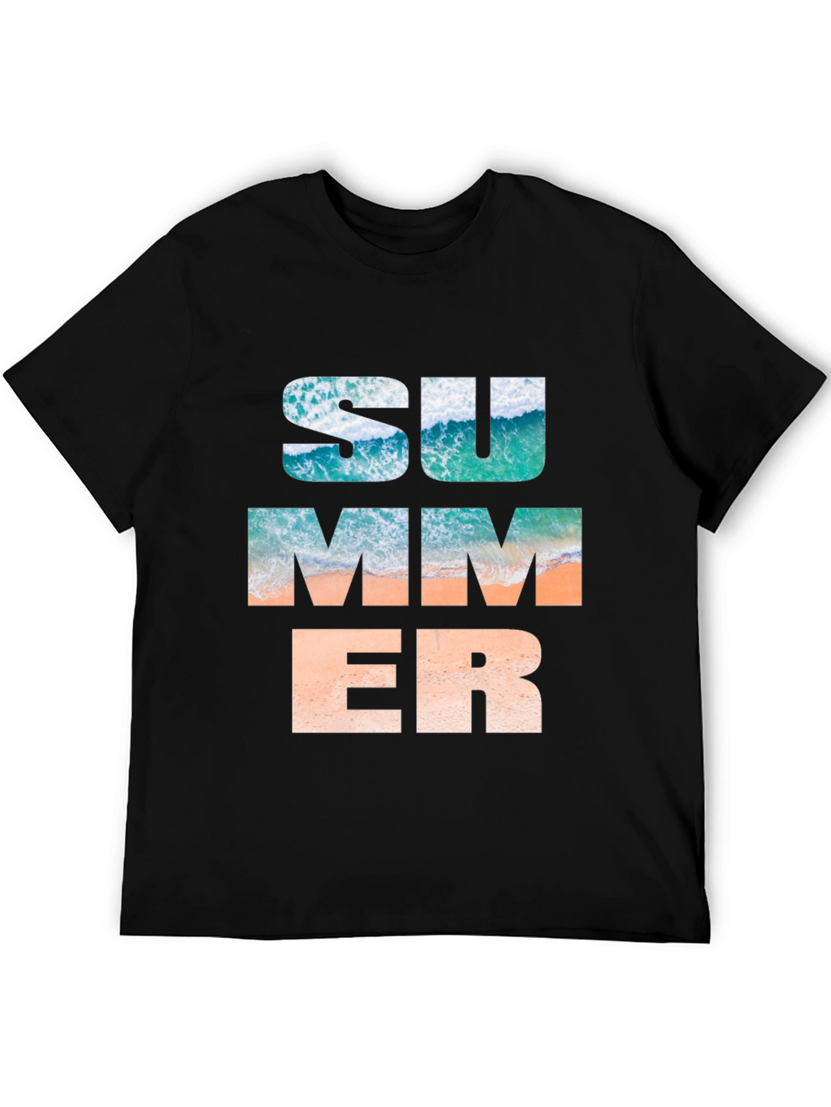 Summer Beach Wave Graphic T-Shirt