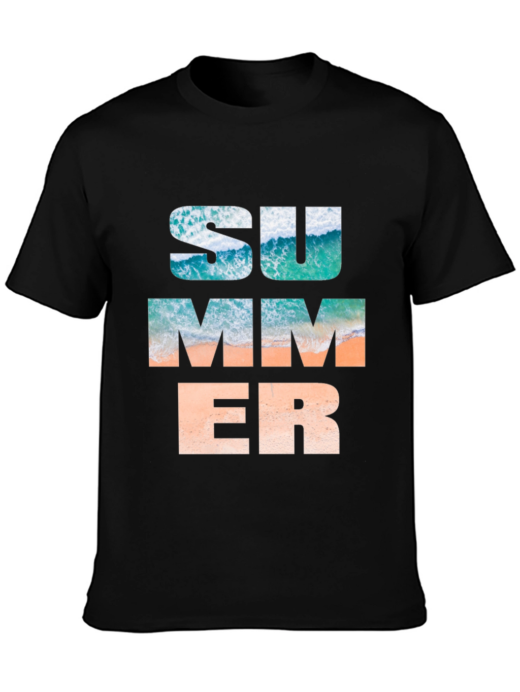Summer Beach Wave Graphic T-Shirt