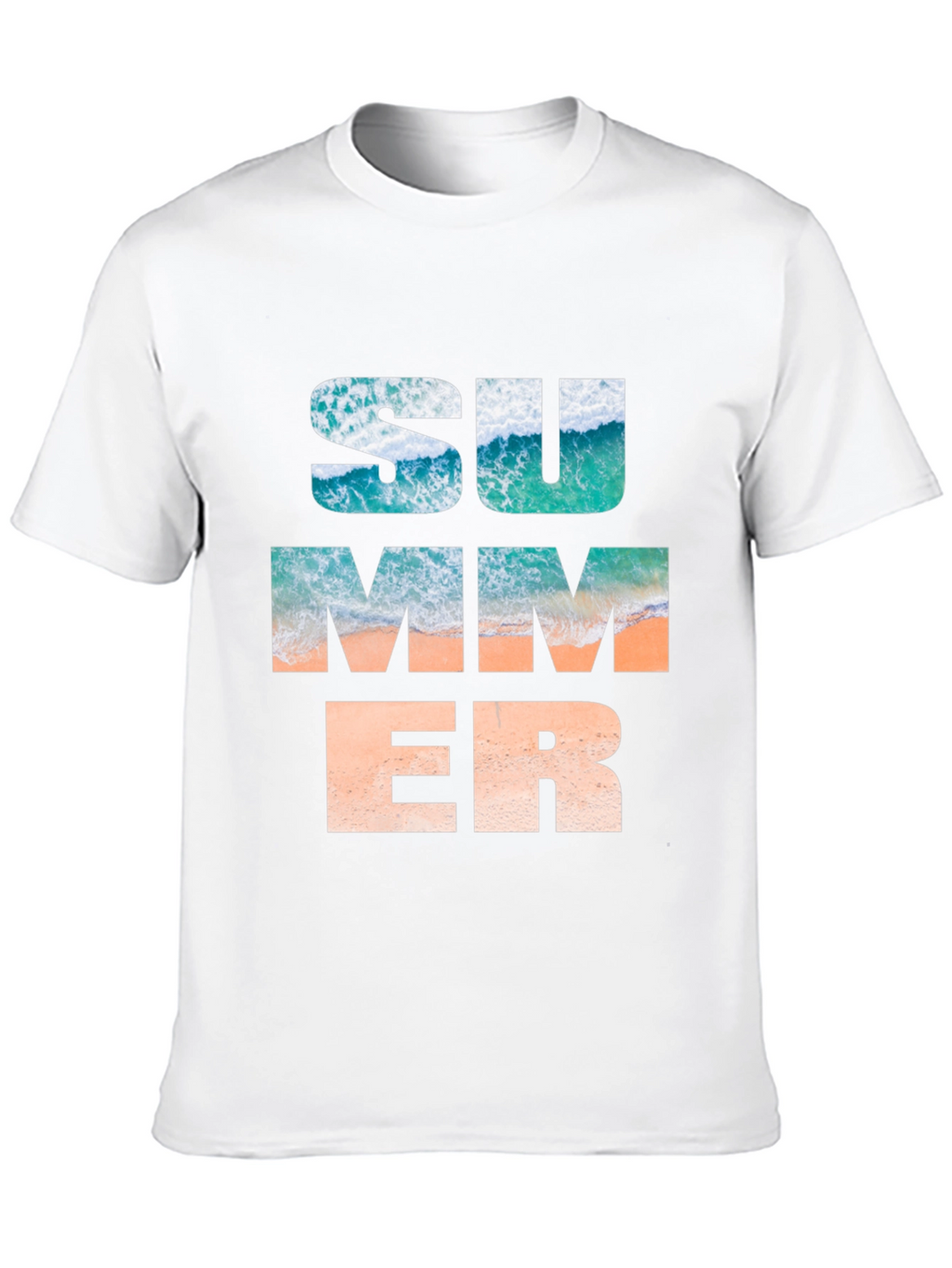Summer Beach Wave Graphic T-Shirt