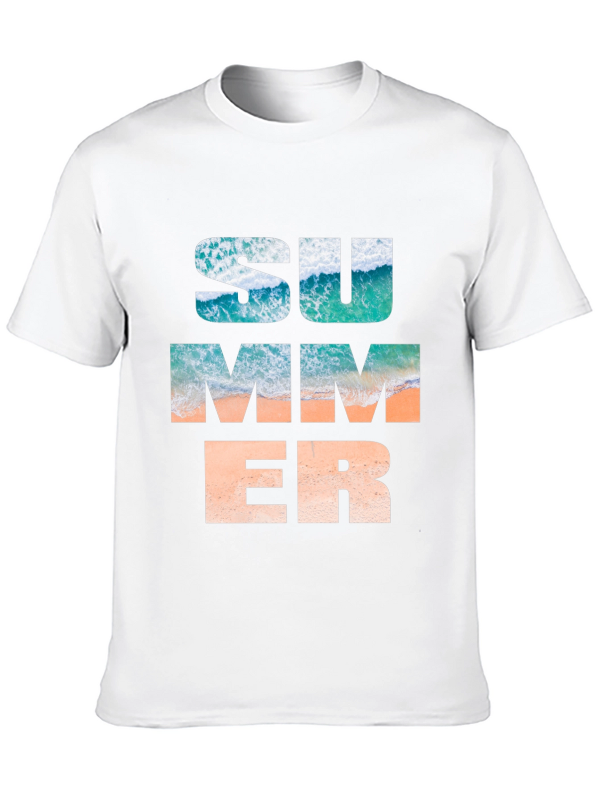 Summer Beach Wave Graphic T-Shirt