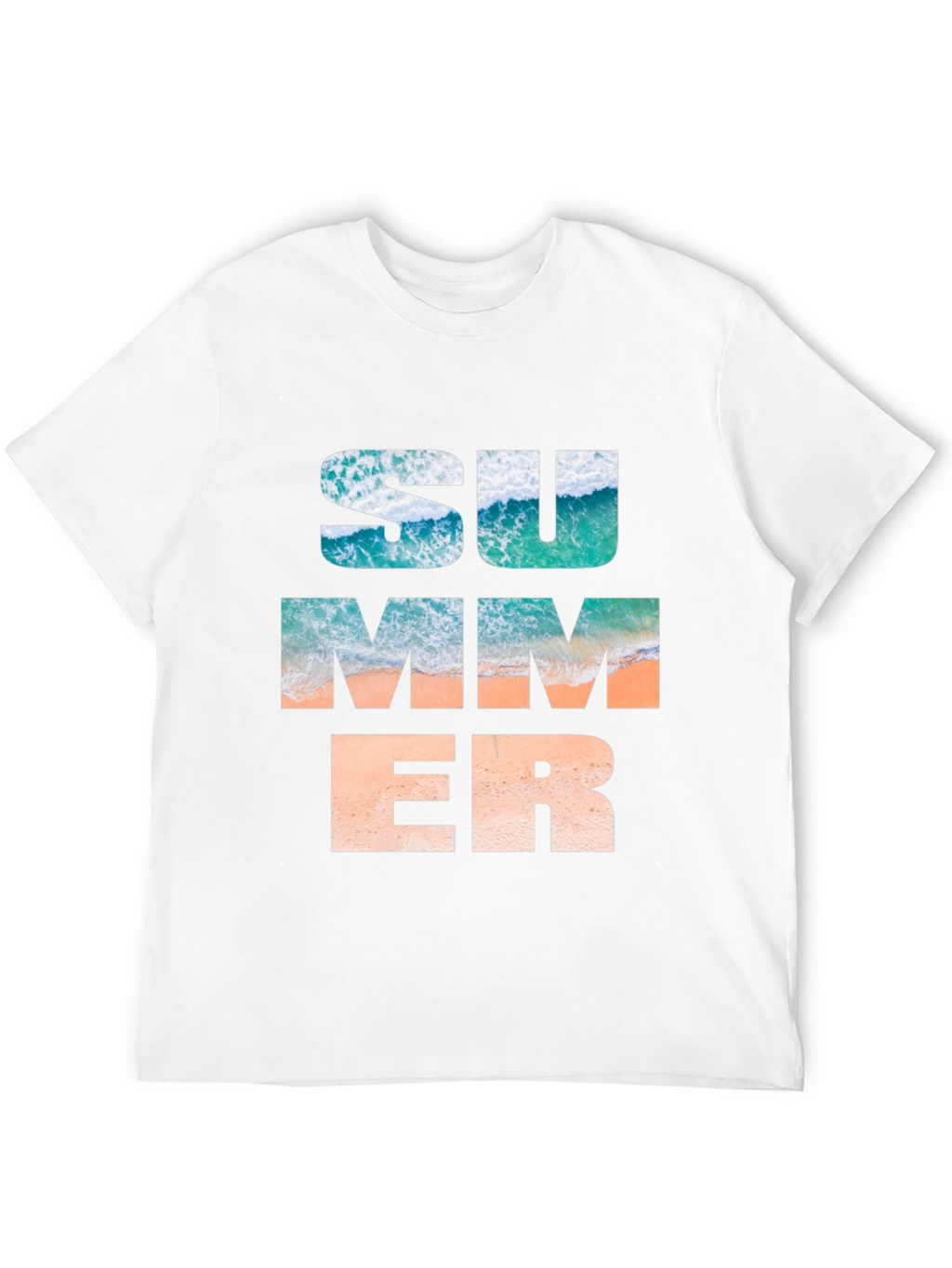 Summer Beach Wave Graphic T-Shirt