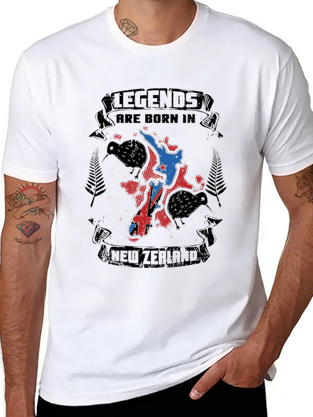 Legends Born in New Zealand T-Shirt
