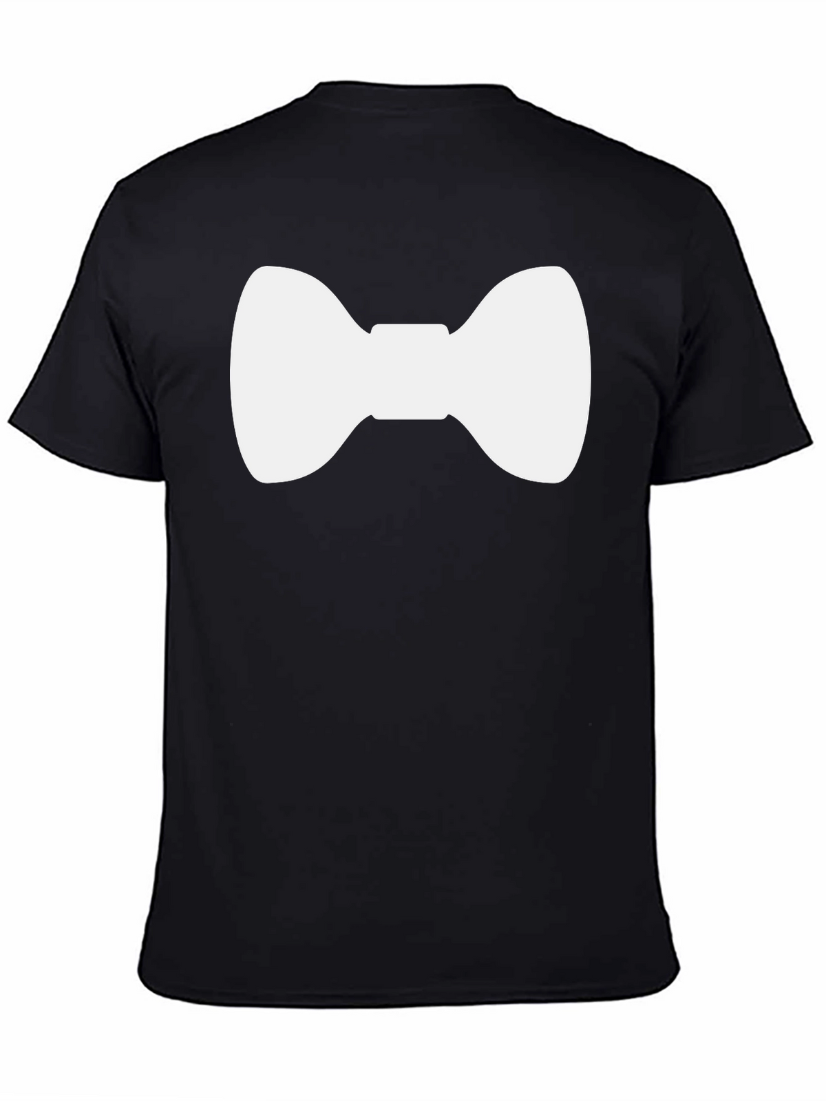 Bow Tie Graphic Tee - Stylish Casual Wear