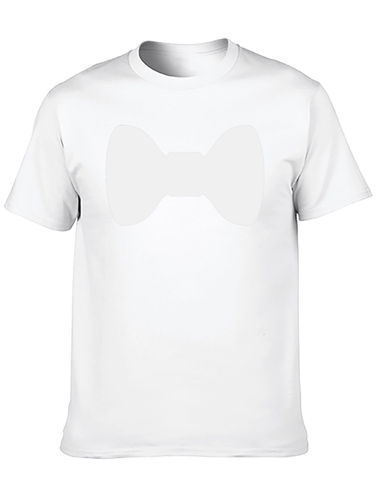 Bow Tie Graphic Tee - Stylish Casual Wear