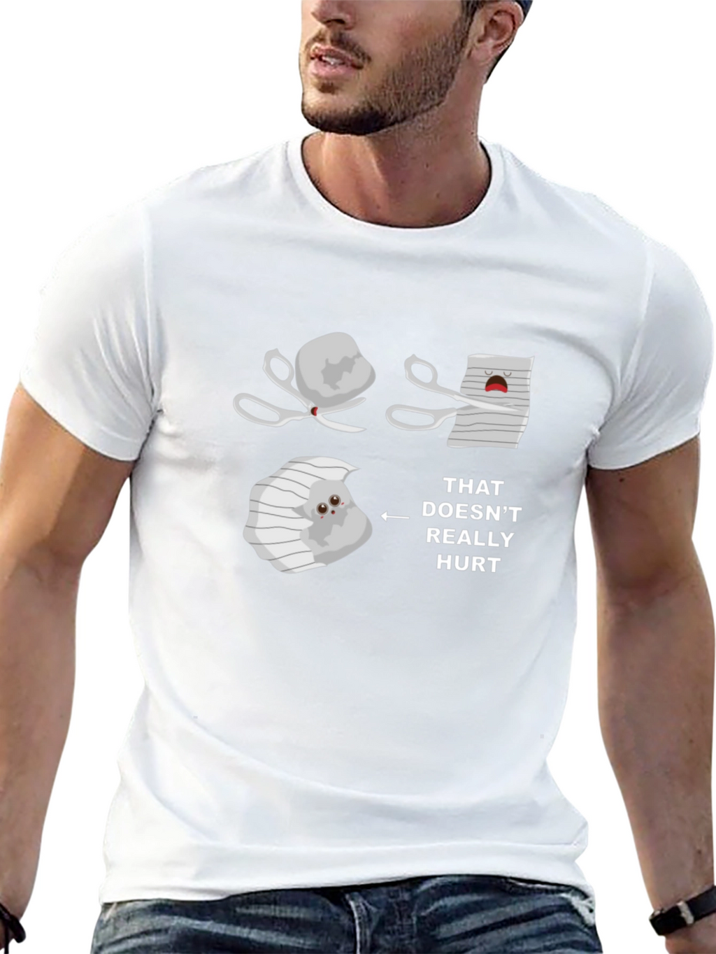 Rock Paper Scissors T-Shirt - Funny Graphic Tee