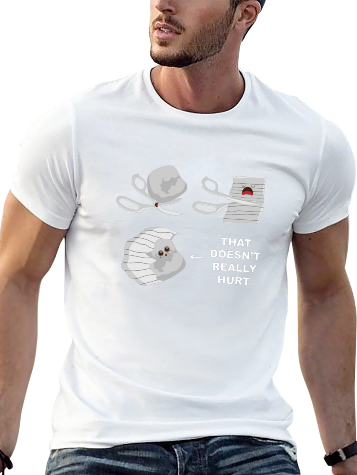 Rock Paper Scissors T-Shirt - Funny Graphic Tee