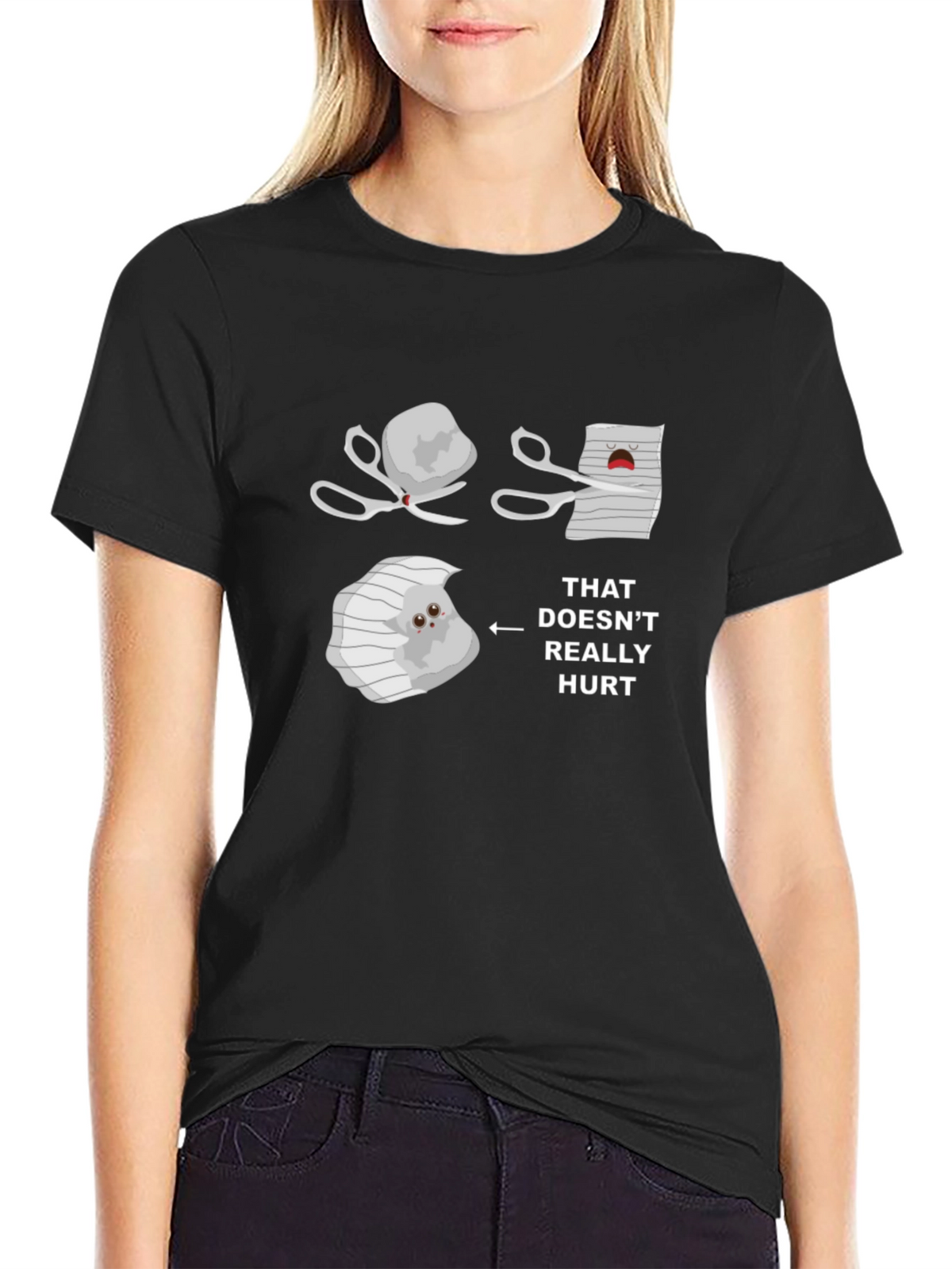 Rock Paper Scissors T-Shirt - Funny Graphic Tee