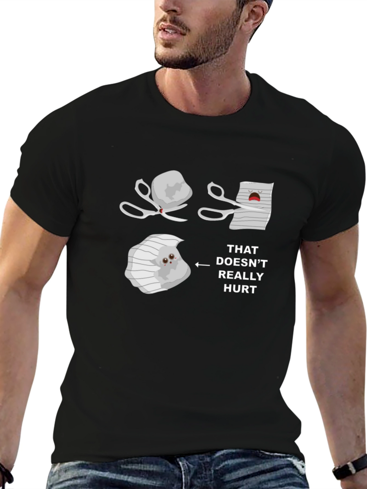 Rock Paper Scissors T-Shirt - Funny Graphic Tee