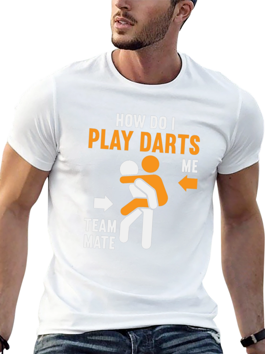 Funny Dart T-Shirt - How Do I Play Darts?