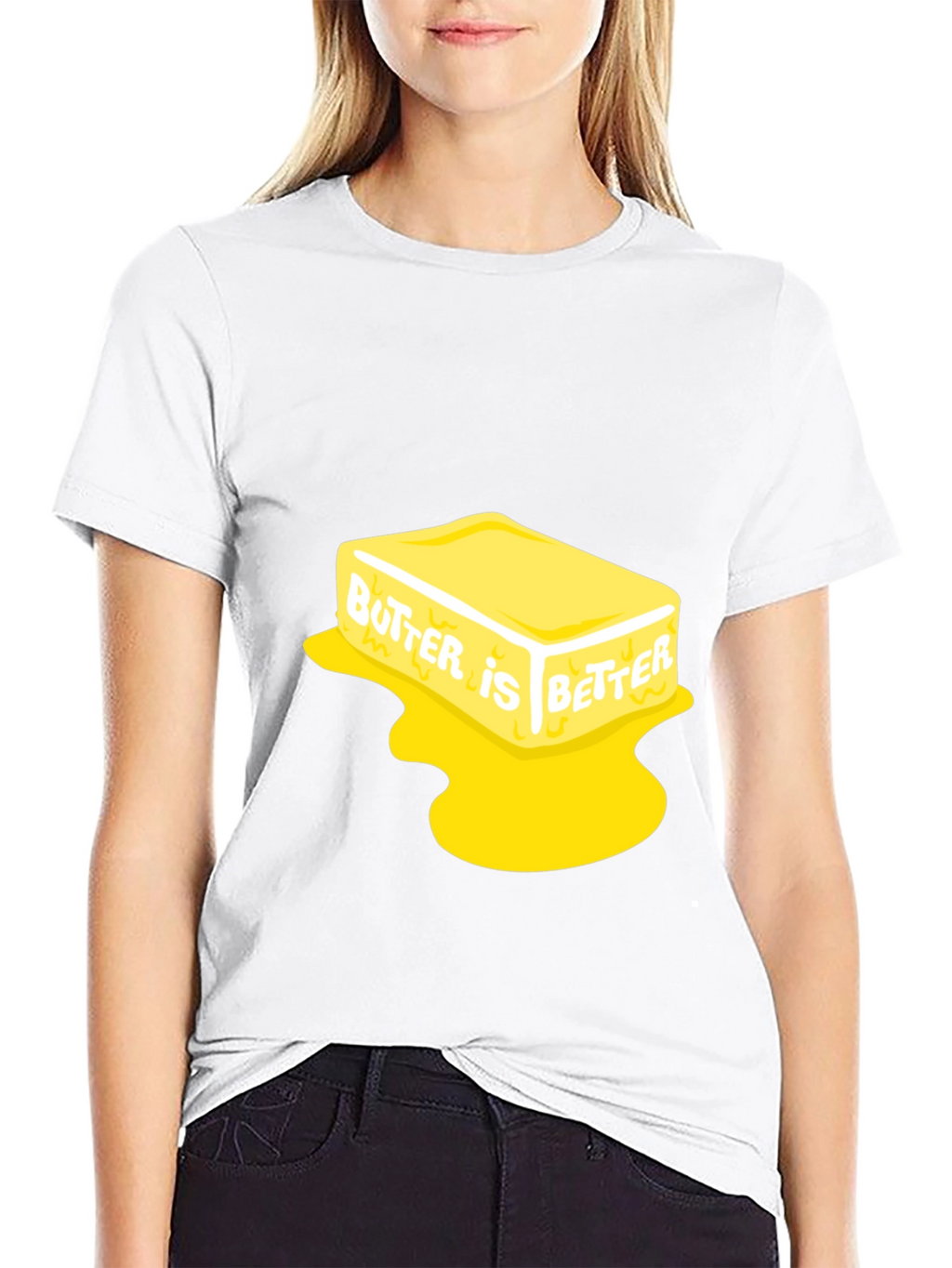 Butter is Better Black T-Shirt