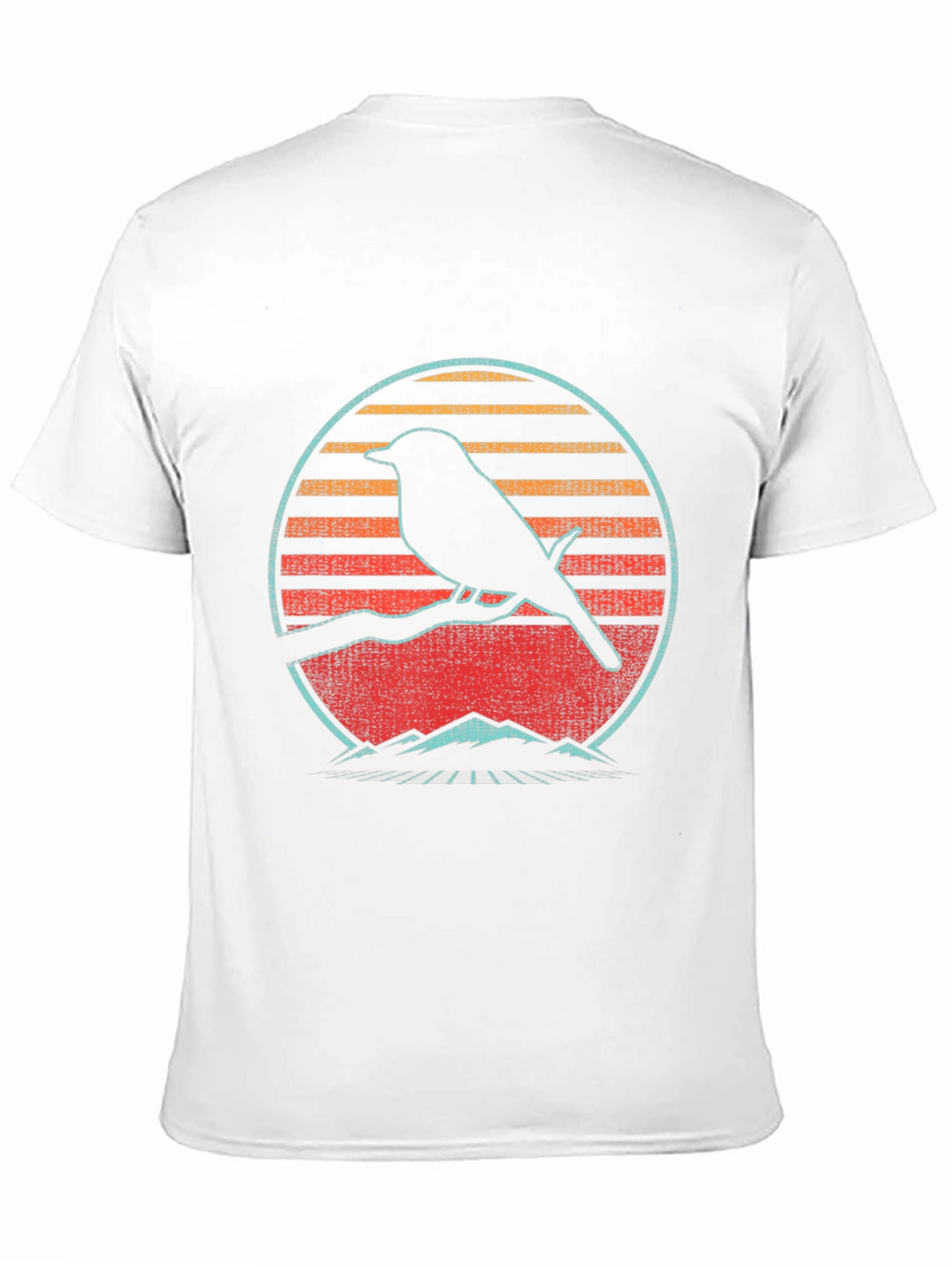 Retro Bird Silhouette Graphic Tee
