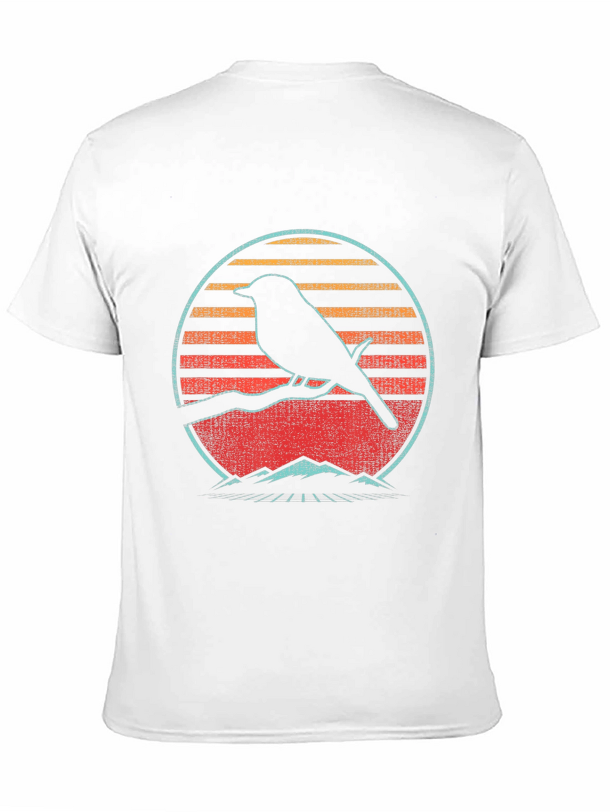 Retro Bird Silhouette Graphic Tee