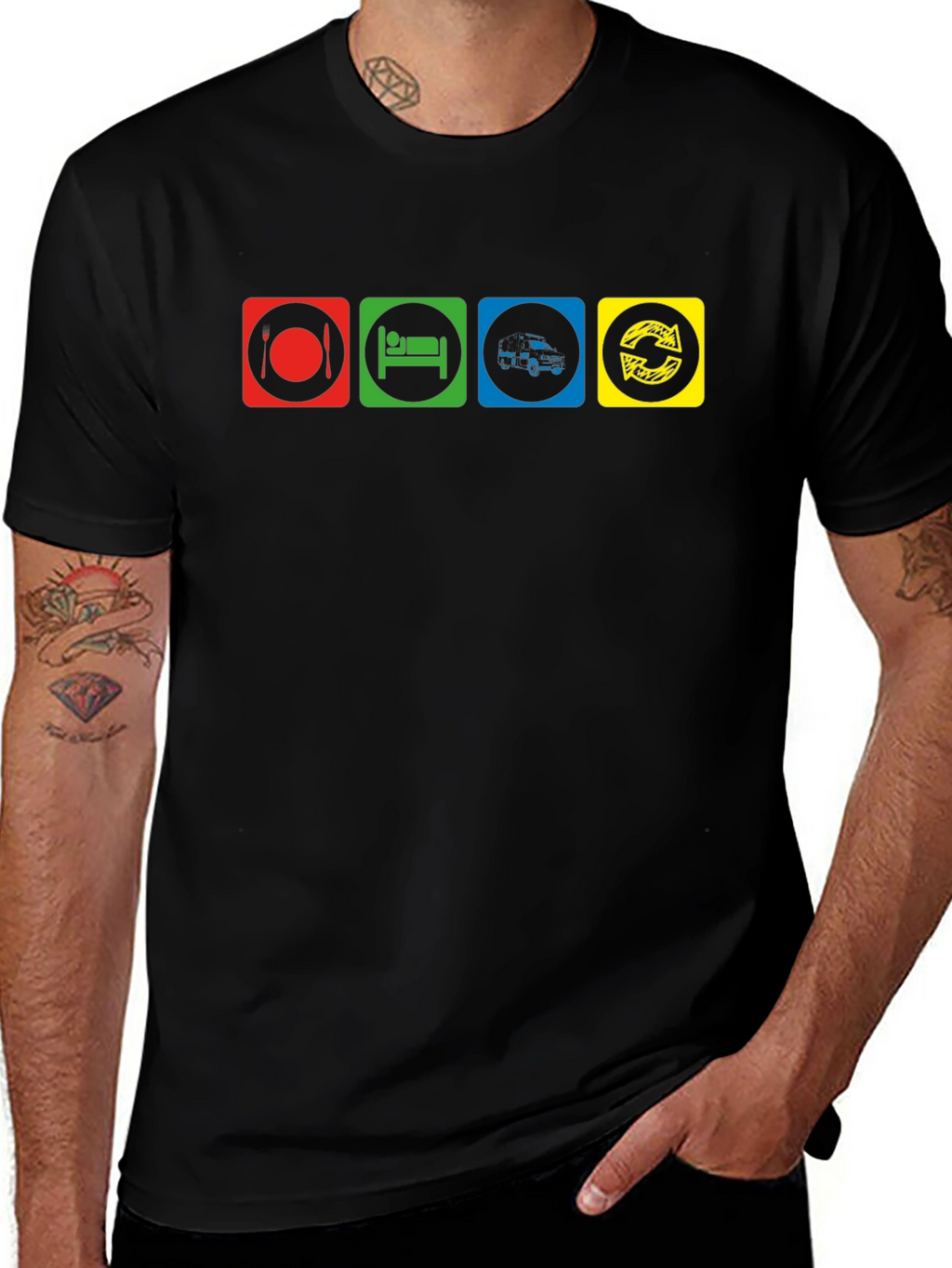 Eat Sleep ATV Repeat T-Shirt