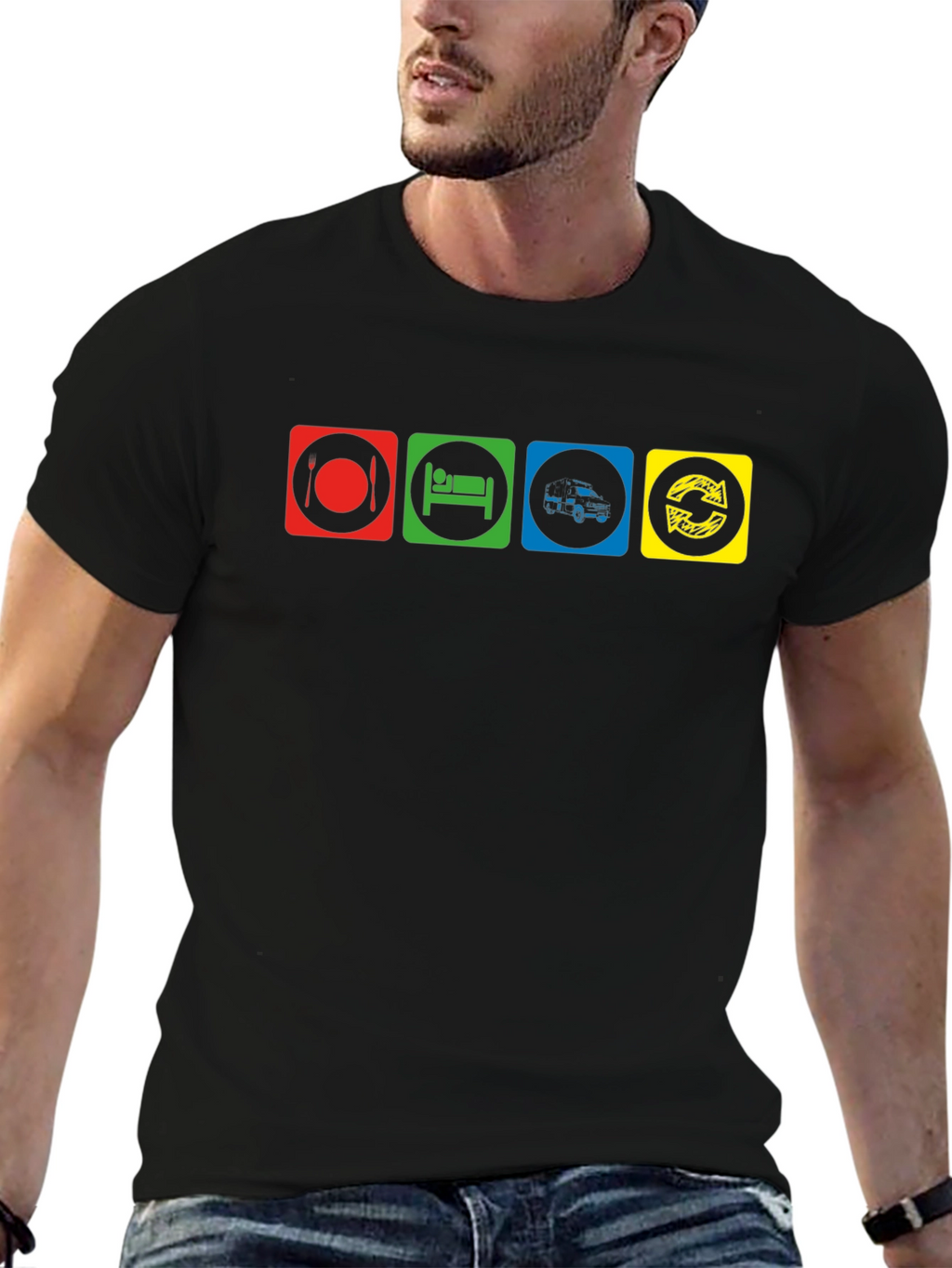 Eat Sleep ATV Repeat T-Shirt