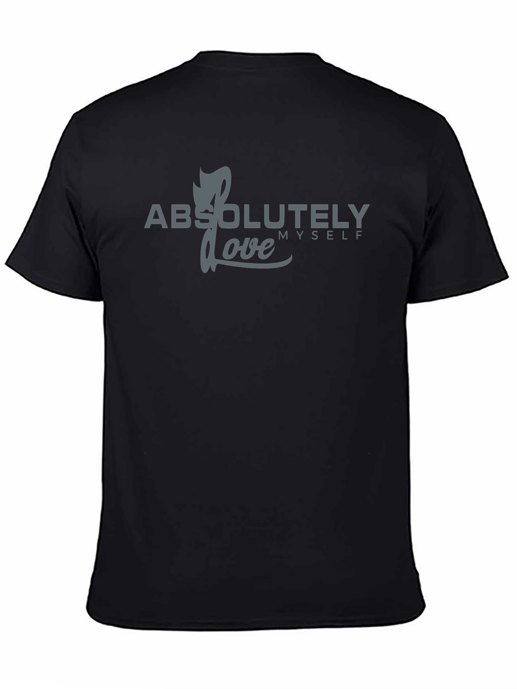 Absolutely Love Myself Graphic Tee - Black