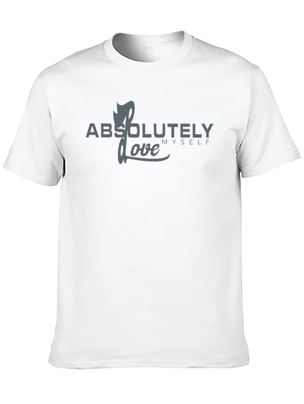Absolutely Love Myself Graphic Tee - Black