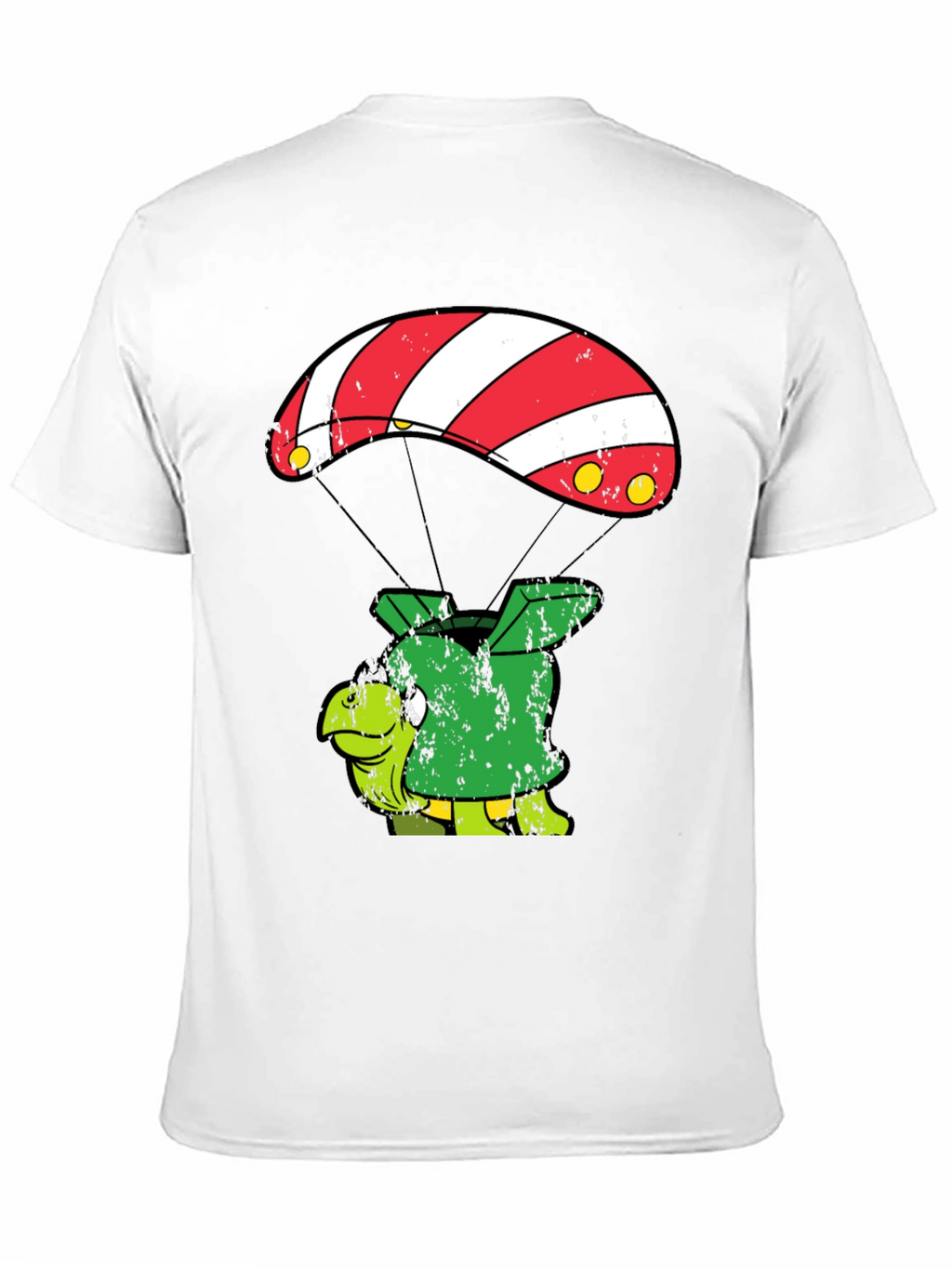 Parachute Turtle T-Shirt Funny Design