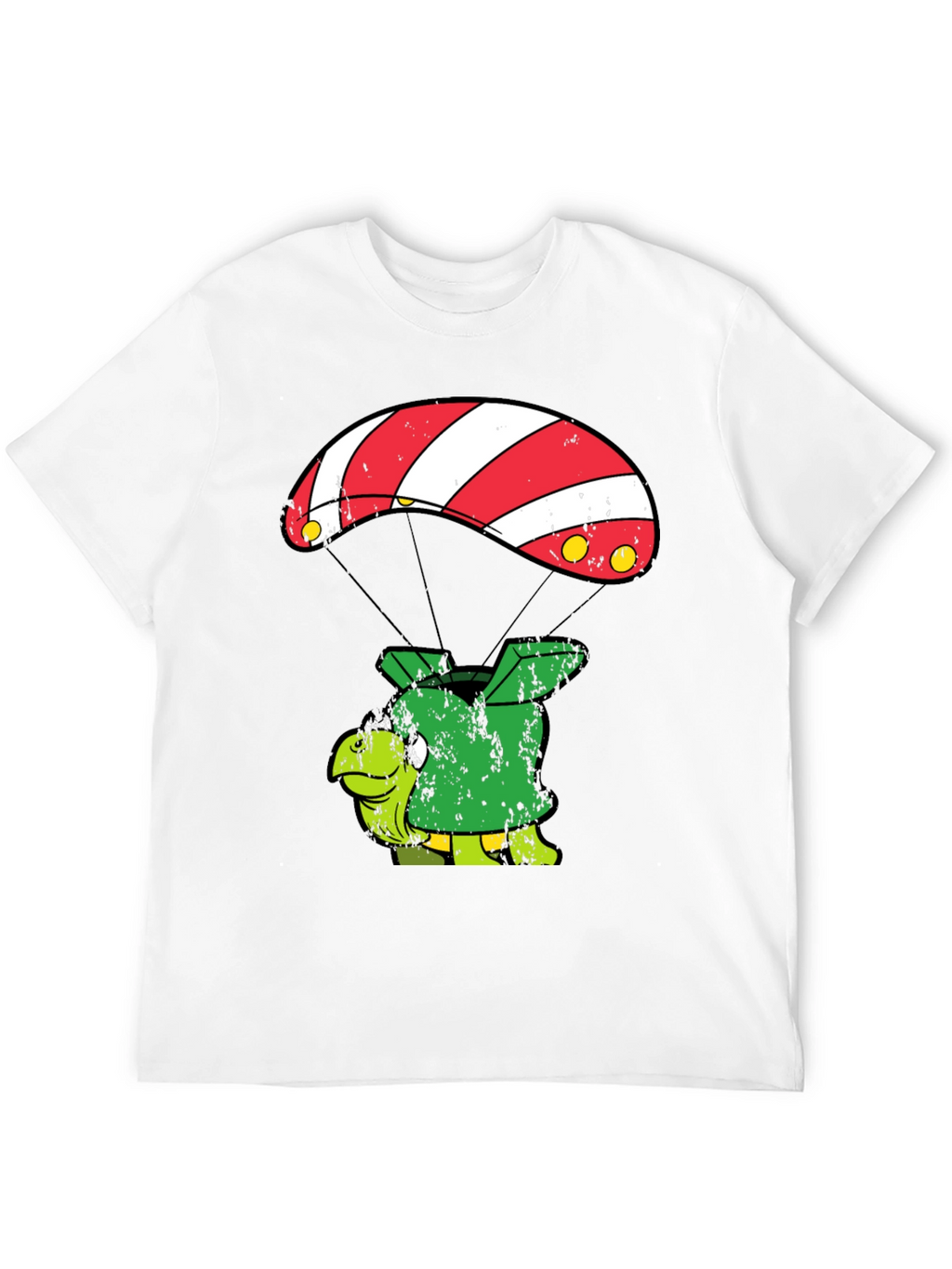 Parachute Turtle T-Shirt Funny Design