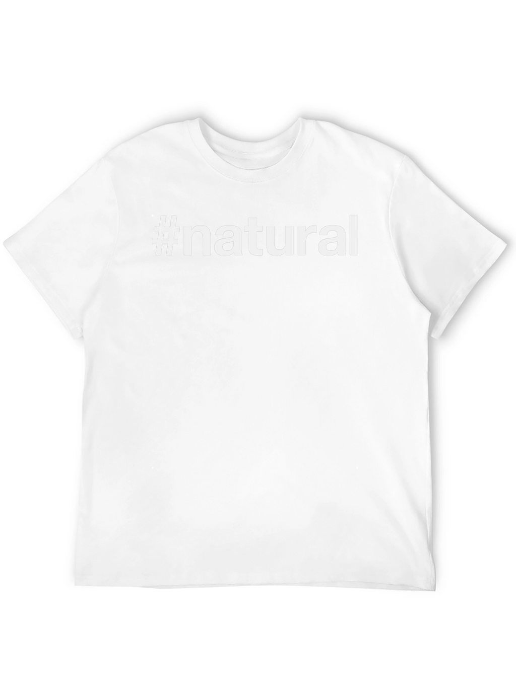 #Natural Black Graphic T-Shirt