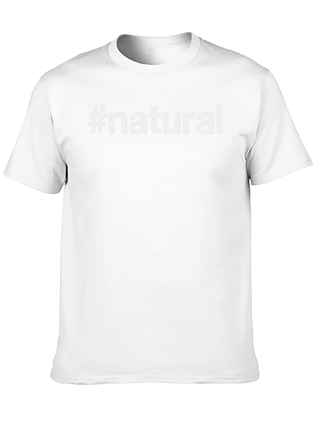 #Natural Black Graphic T-Shirt