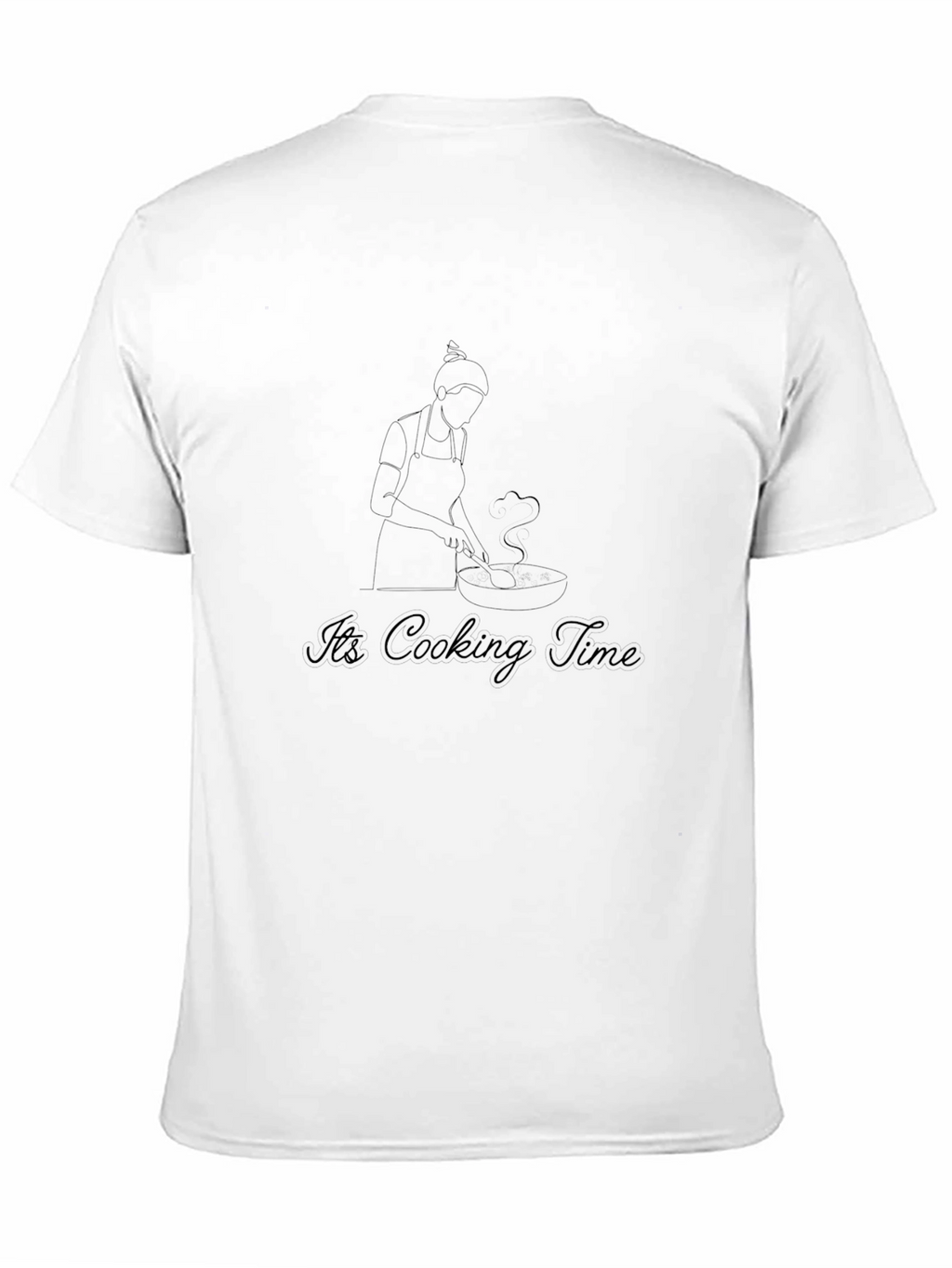 Its Cooking Time Black Graphic Tee