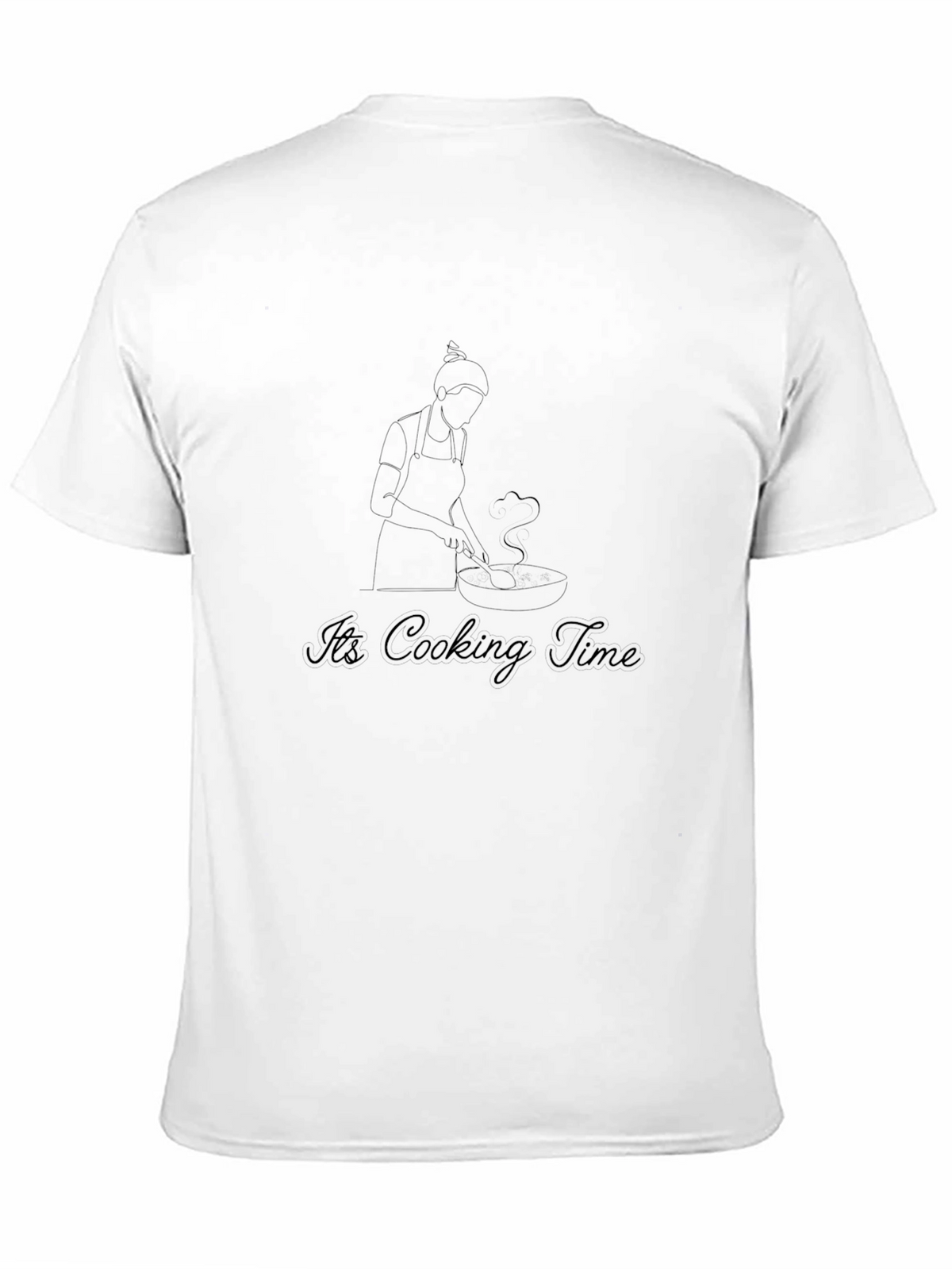 Its Cooking Time Black Graphic Tee