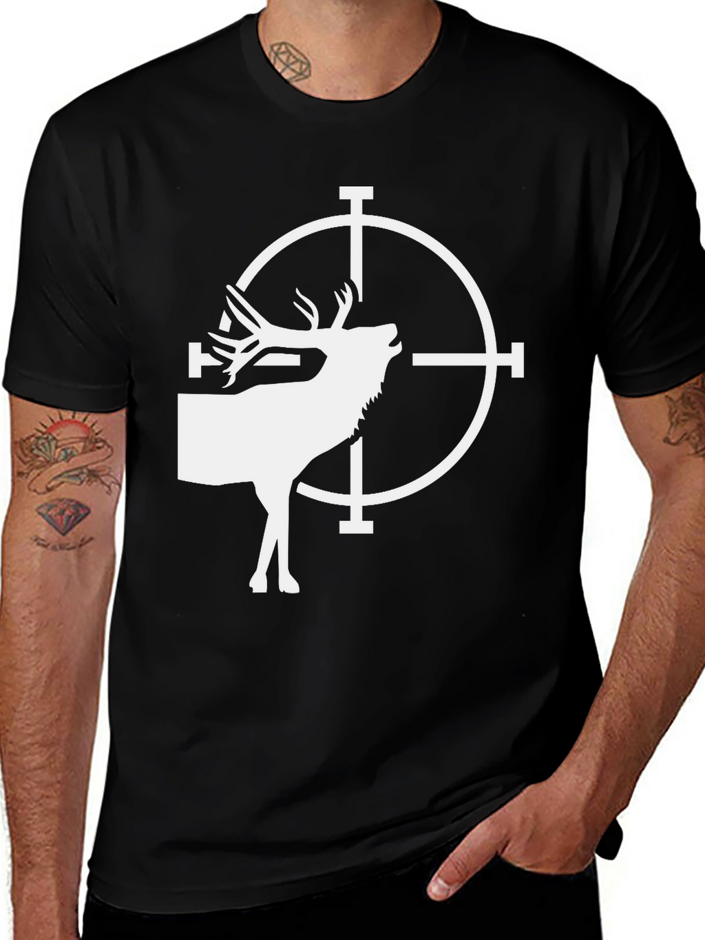 Deer Target Graphic Tee - Hunting Style