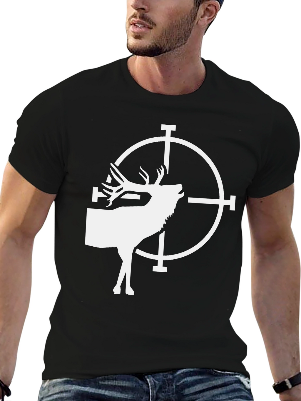 Deer Target Graphic Tee - Hunting Style