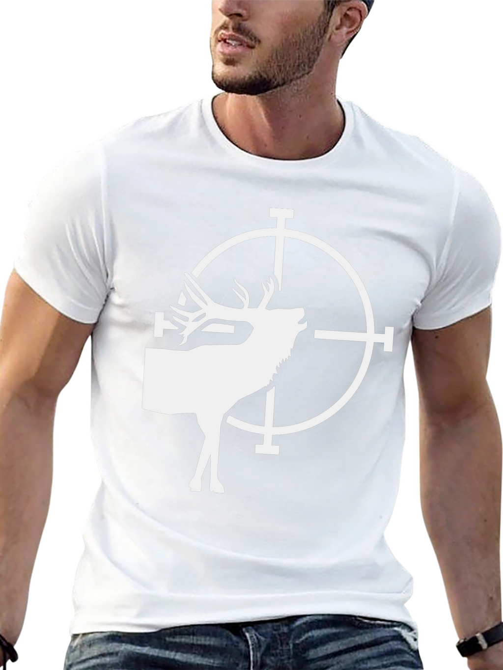 Deer Target Graphic Tee - Hunting Style