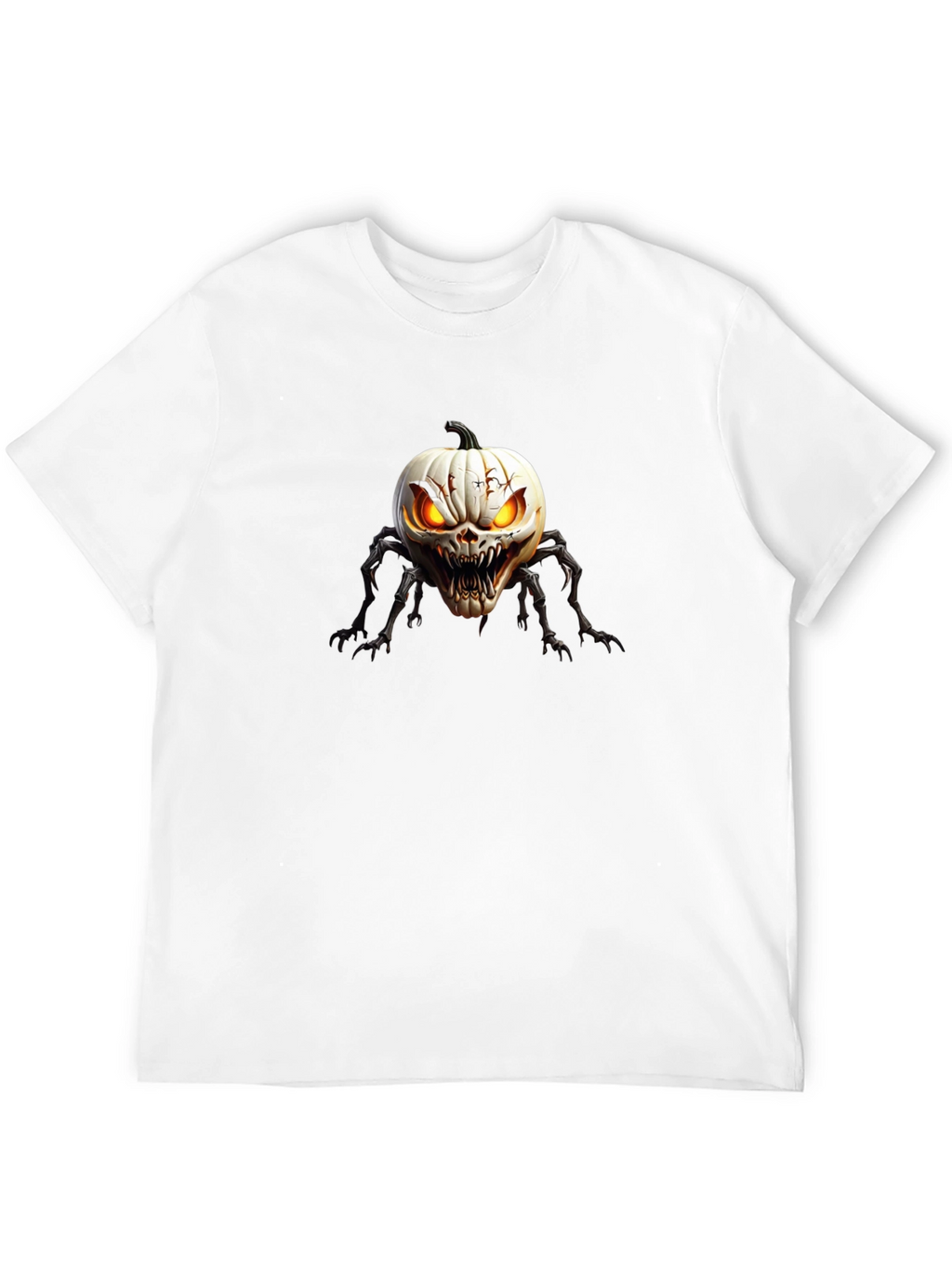 Creepy Pumpkin Spider Graphic T-Shirt