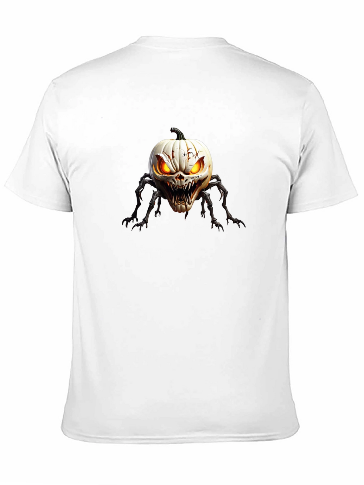 Creepy Pumpkin Spider Graphic T-Shirt